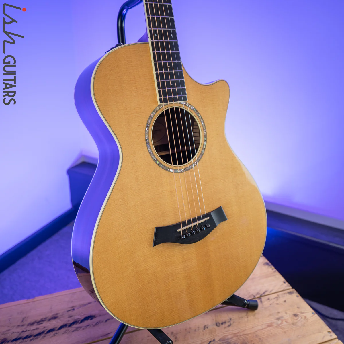 2010 Taylor 12-Fret Grand Concert Acoustic Electric Guitar - Image 5