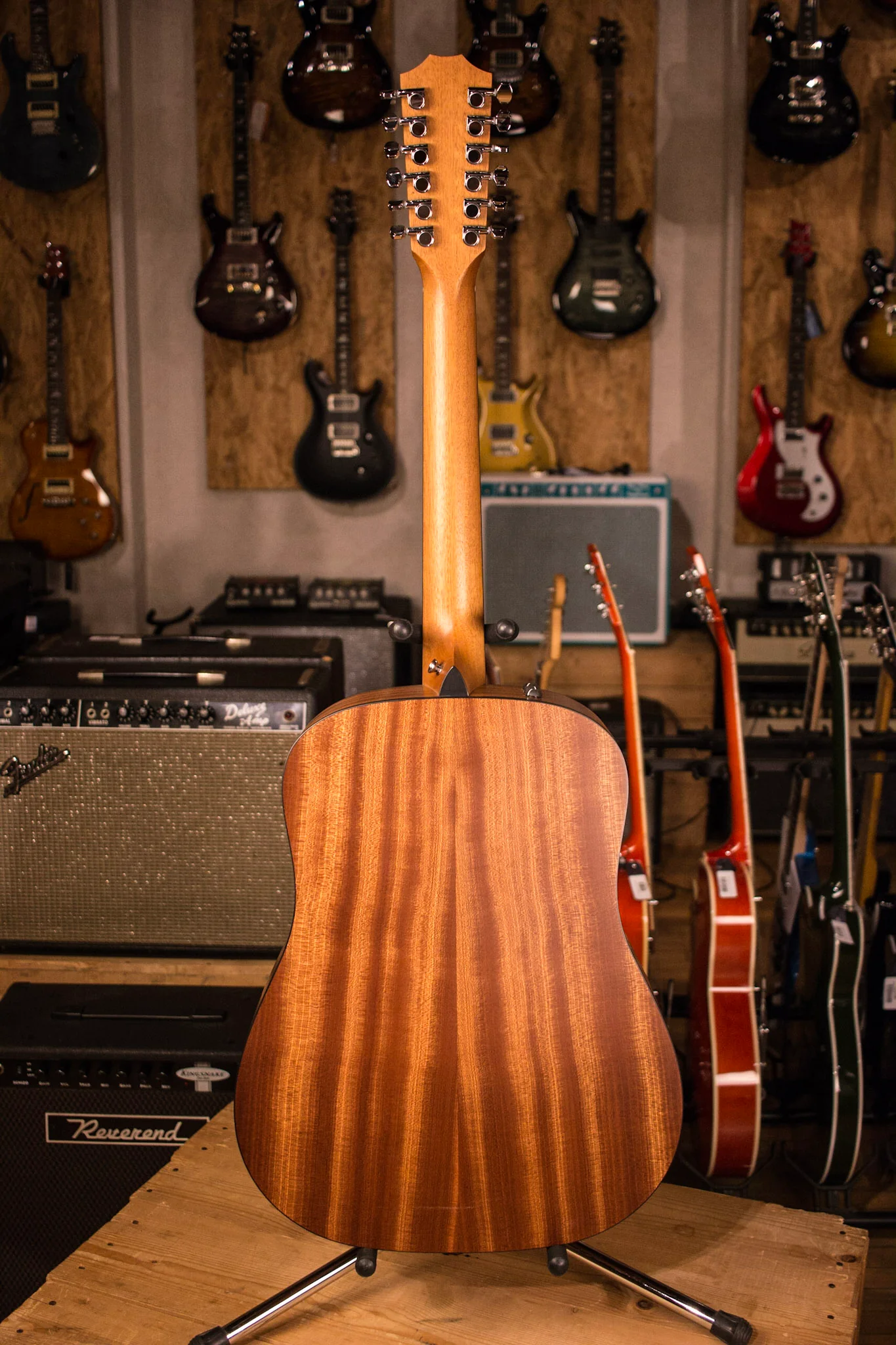 Taylor 100 Series 150e Dreadnought 12-String Acoustic-Electric Guitar Natural - Image 8