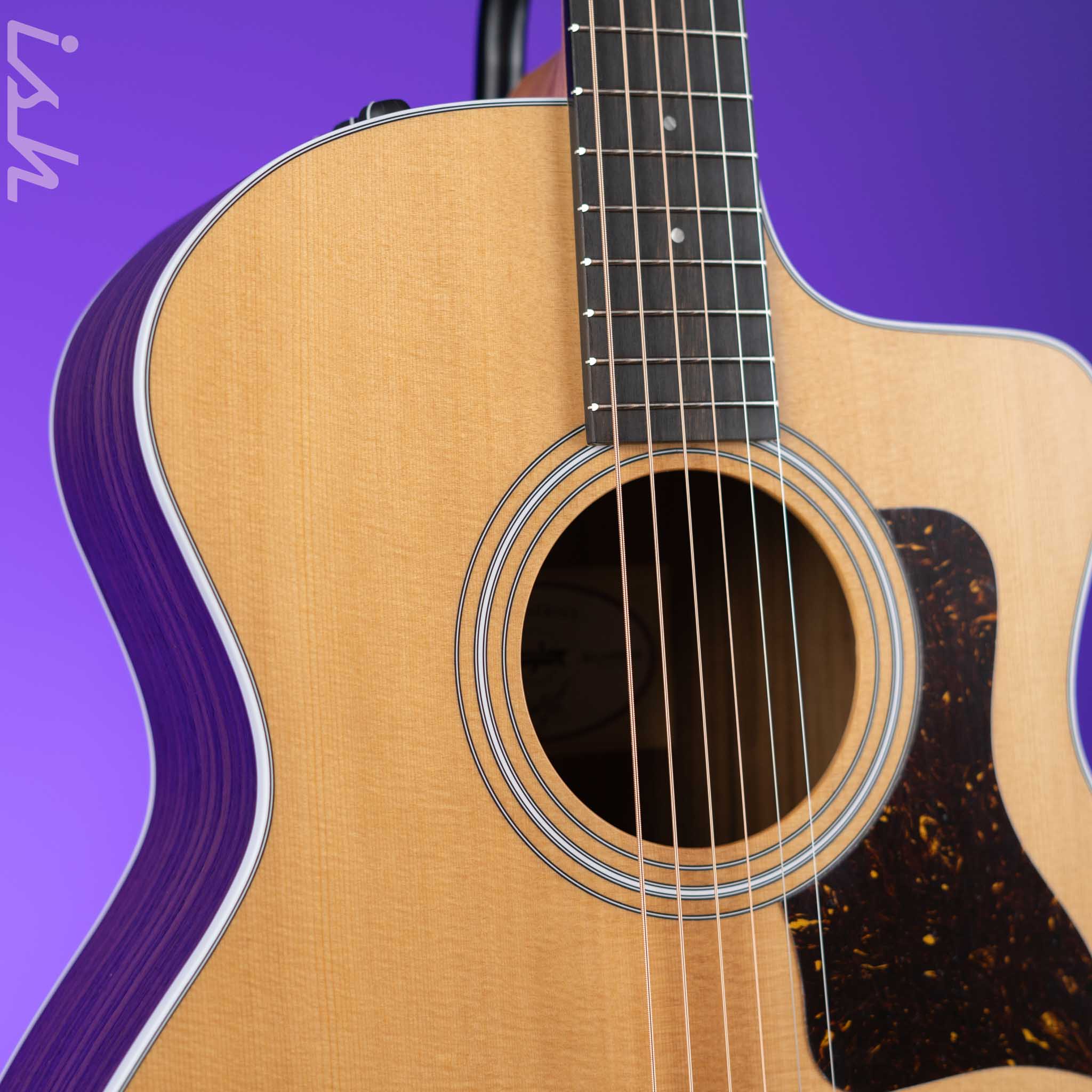 Taylor 214ce Grand Auditorium Acoustic-Electric Guitar Natural - Image 3