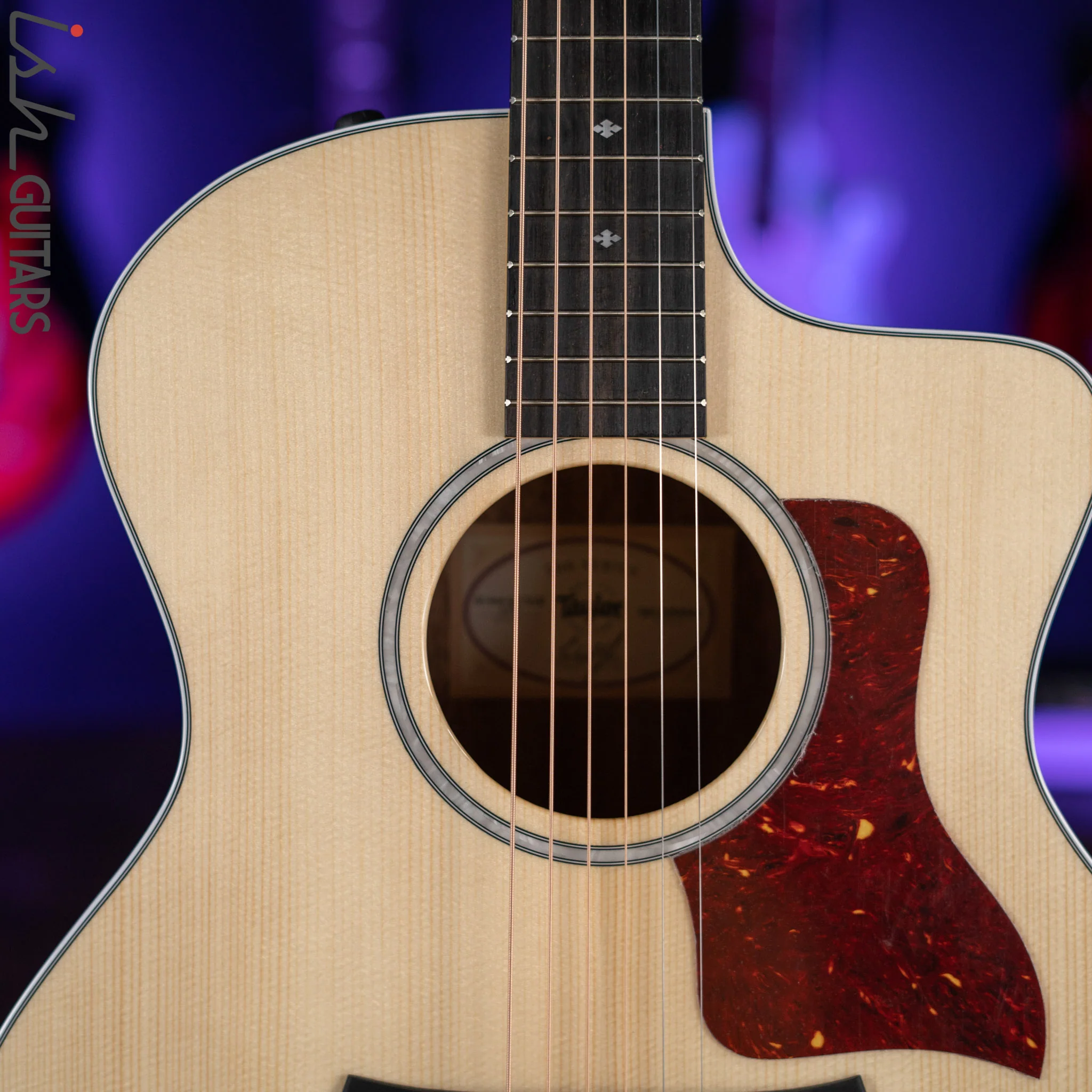 Taylor 214ce-QS Deluxe Limited Acoustic-Electric Guitar Natural - Image 4