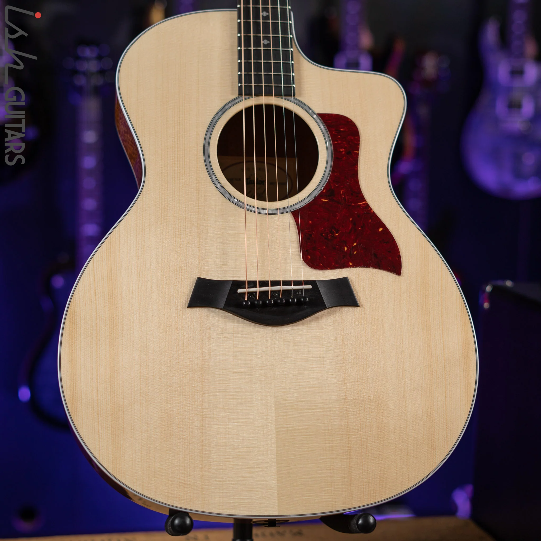 Taylor 214ce-QS Deluxe Limited Acoustic-Electric Guitar Natural - Image 2
