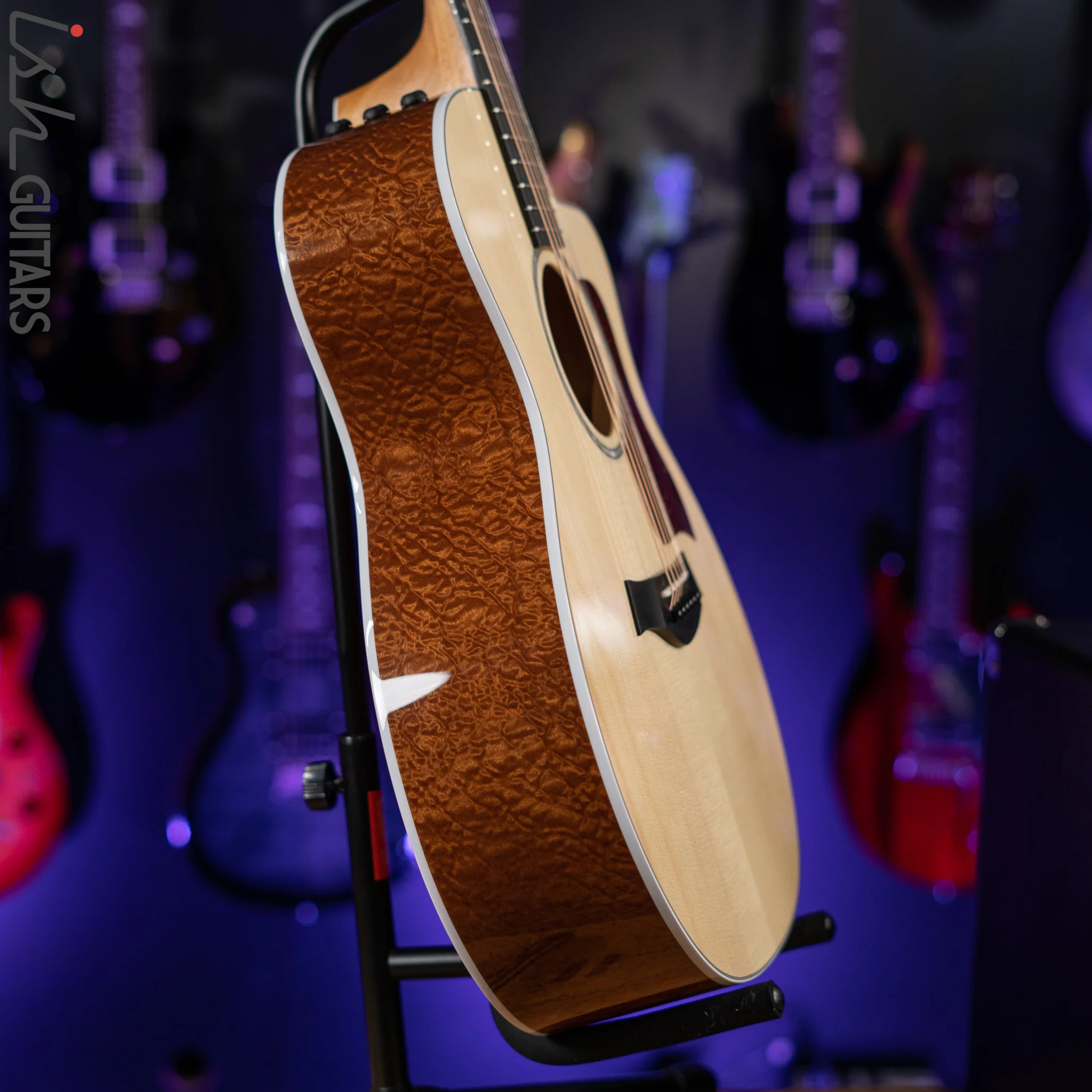 Taylor 214ce-QS Deluxe Limited Acoustic-Electric Guitar Natural - Image 8