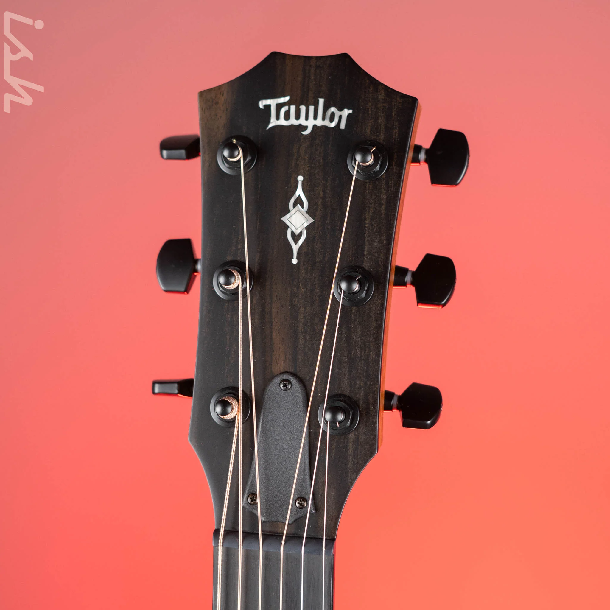 Taylor 324ce Grand Auditorium Acoustic-Electric Guitar Blacktop - Image 5