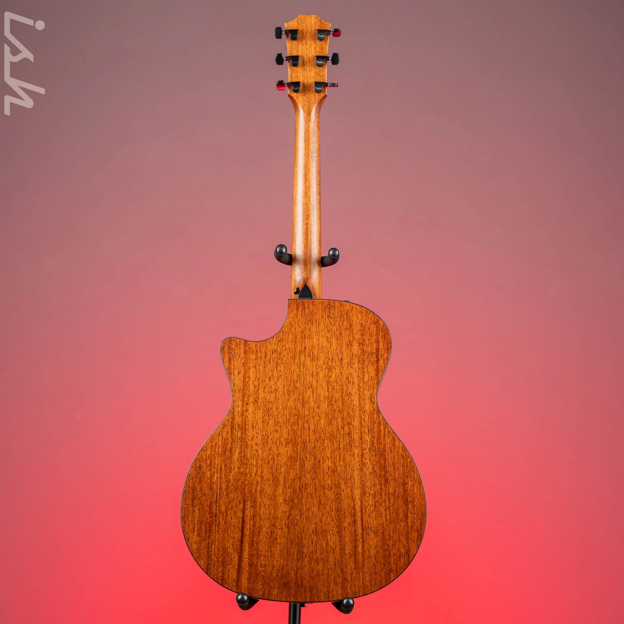 Taylor 324ce Grand Auditorium Acoustic-Electric Guitar Blacktop - Image 6