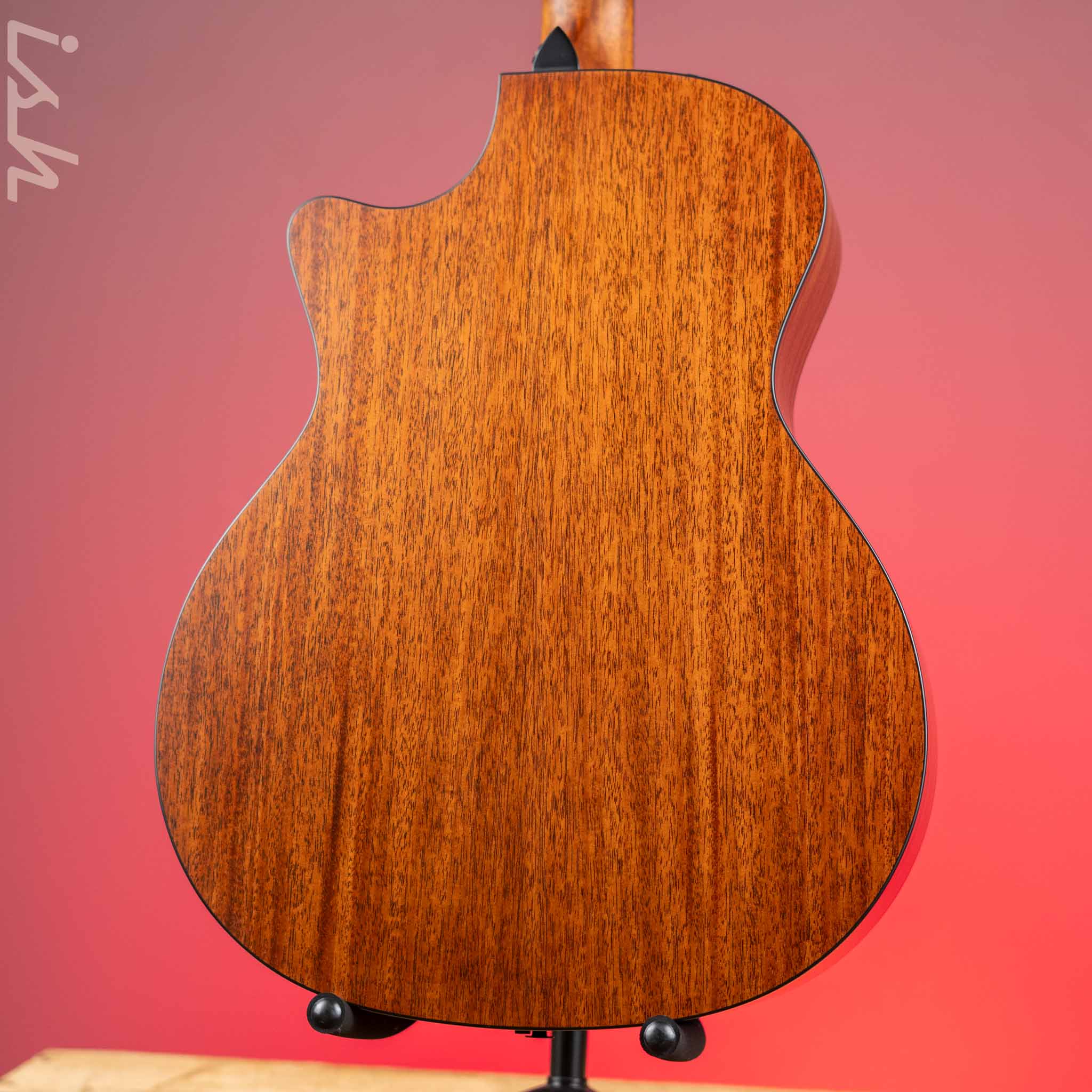 Taylor 324ce Grand Auditorium Acoustic-Electric Guitar Blacktop - Image 7