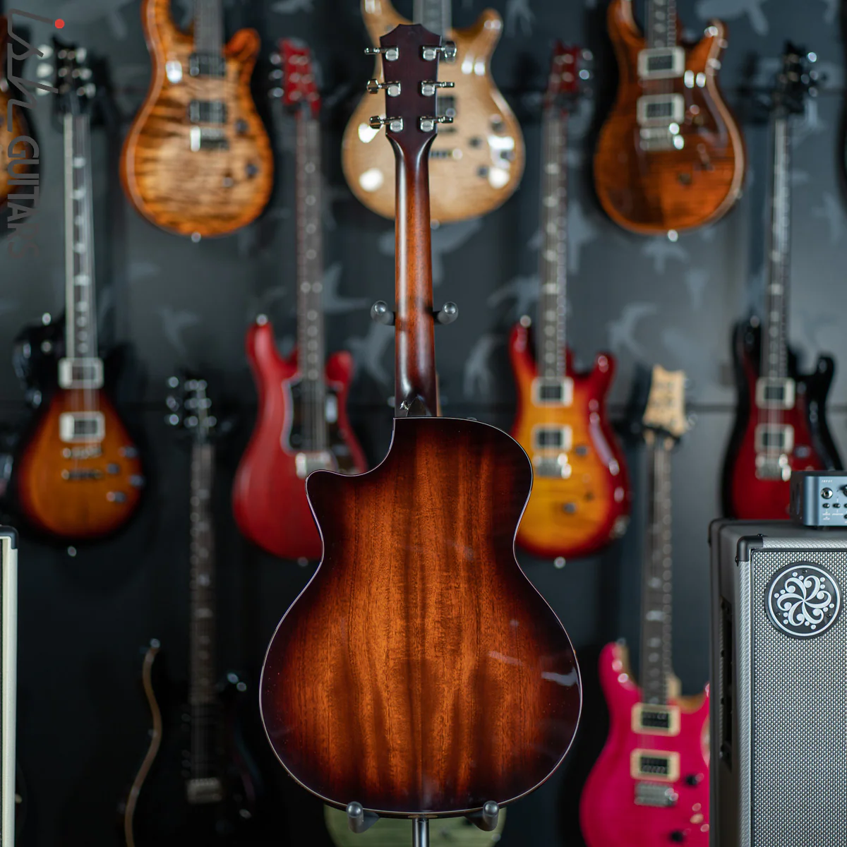 Taylor 524ce V-Class Shaded Edgeburst Mahogany Grand Auditorium - Image 8