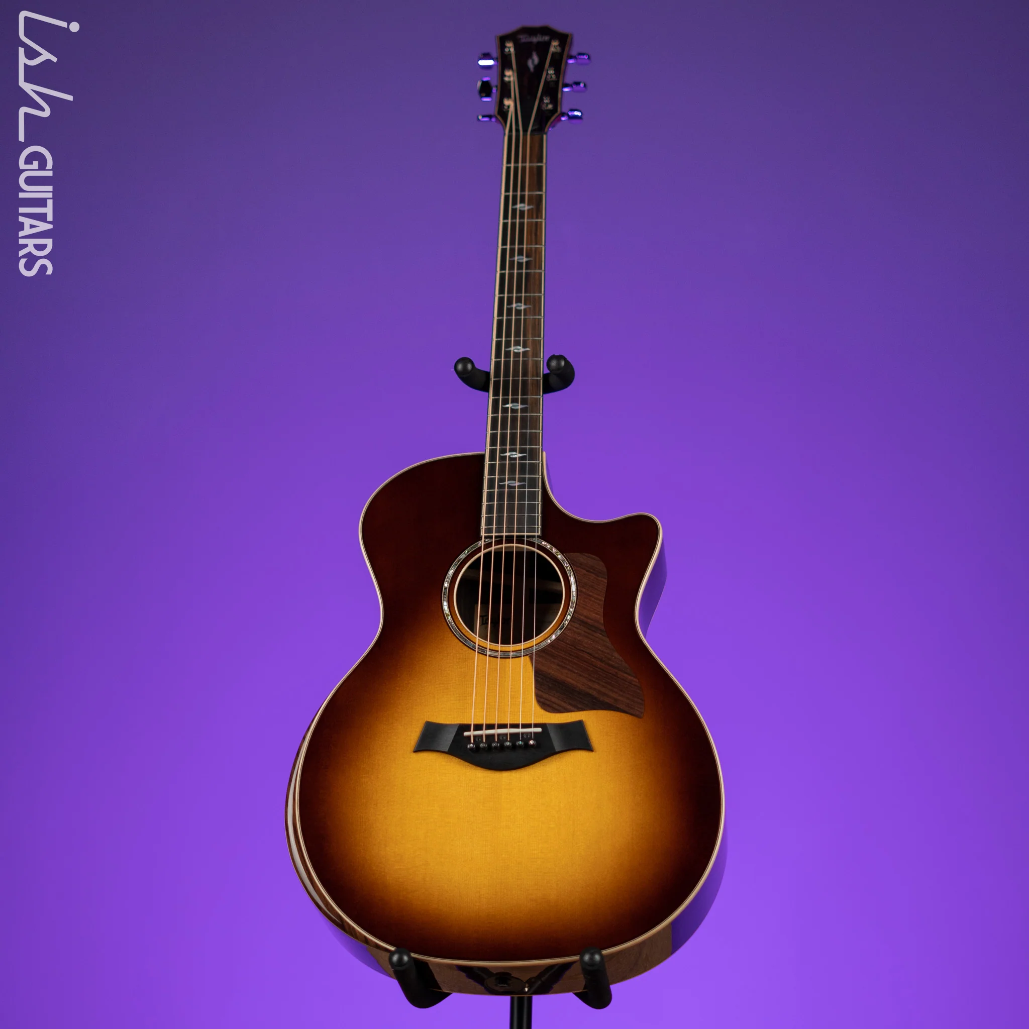 Taylor 814ce Grand Auditorium Acoustic-Electric Guitar Tobacco Sunburst - Image 2