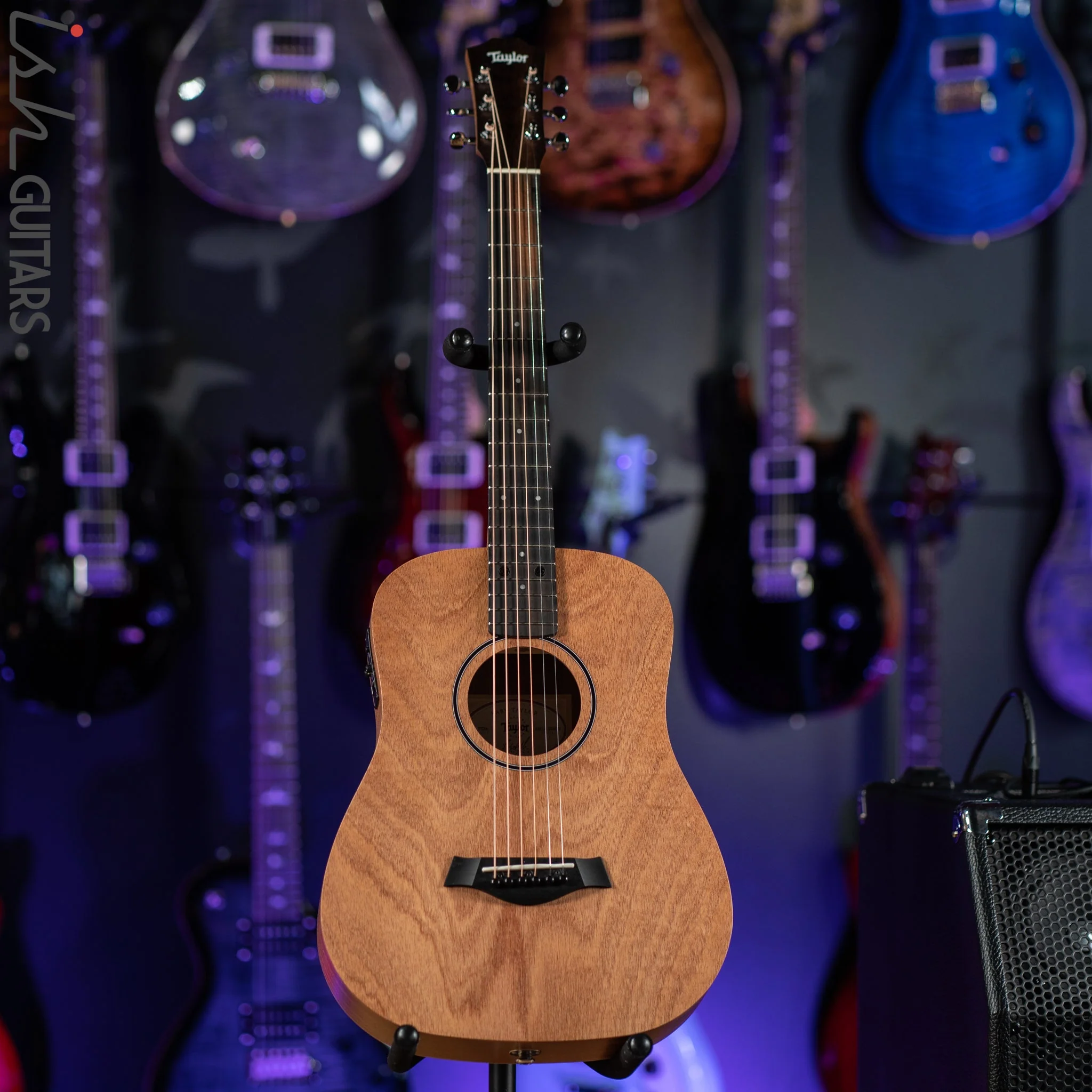 Taylor Baby Mahogany BT2e Acoustic-Electric Guitar Natural - Image 2