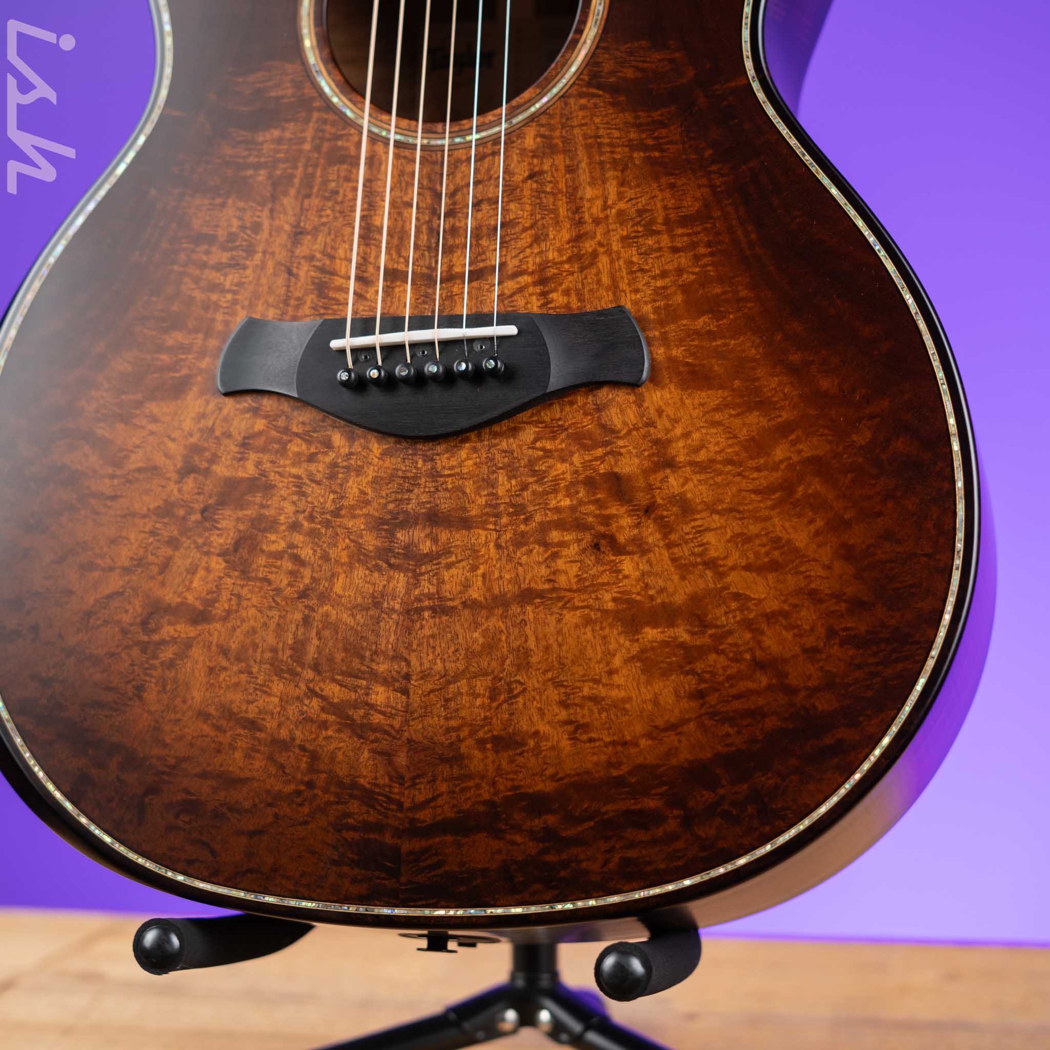 Taylor Builder's Edition K24ce Acoustic-Electric Guitar AA Hawaiian Koa Top - Image 4