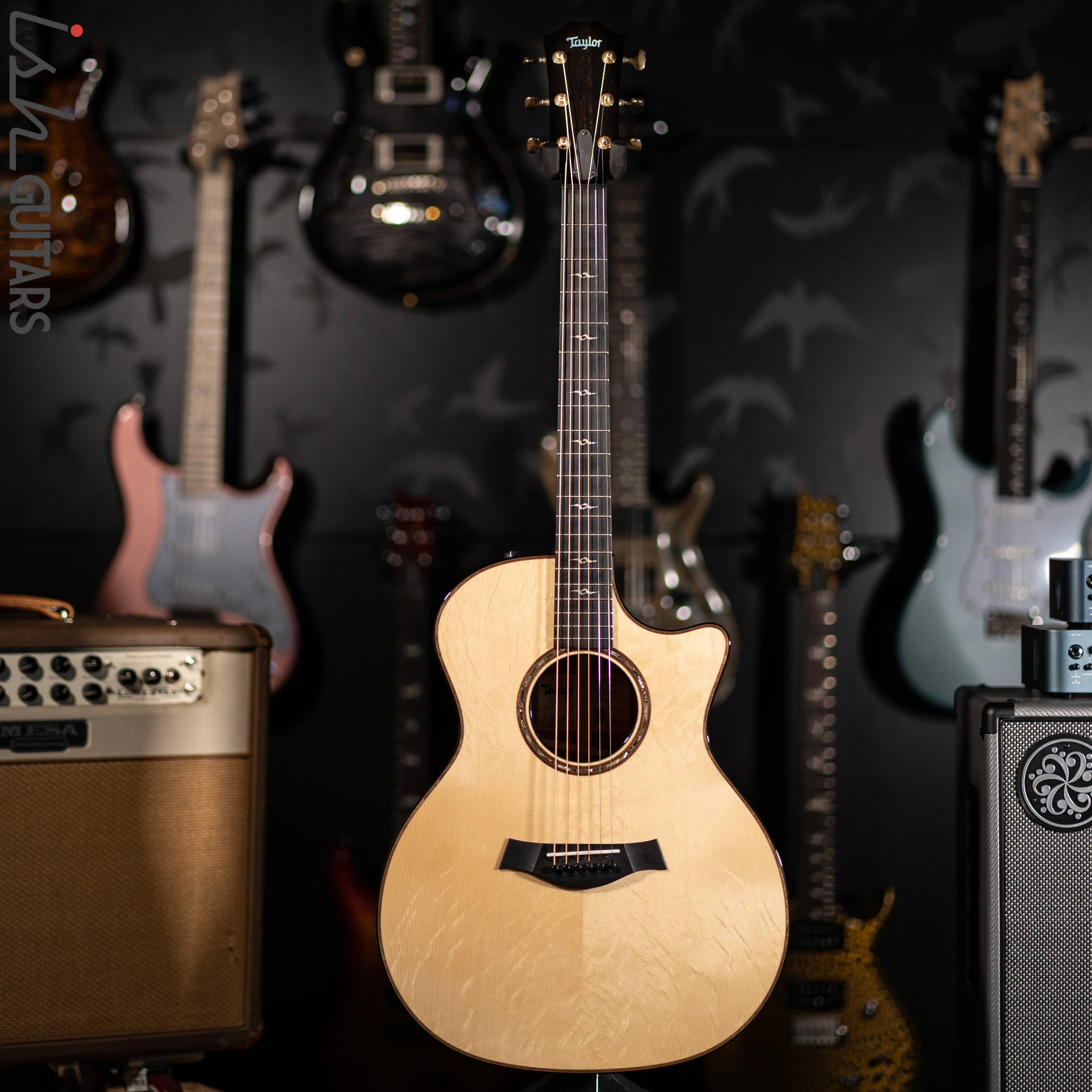 Taylor Custom GA Quilted Sapele/Englemann(Bearclaw) - Image 3