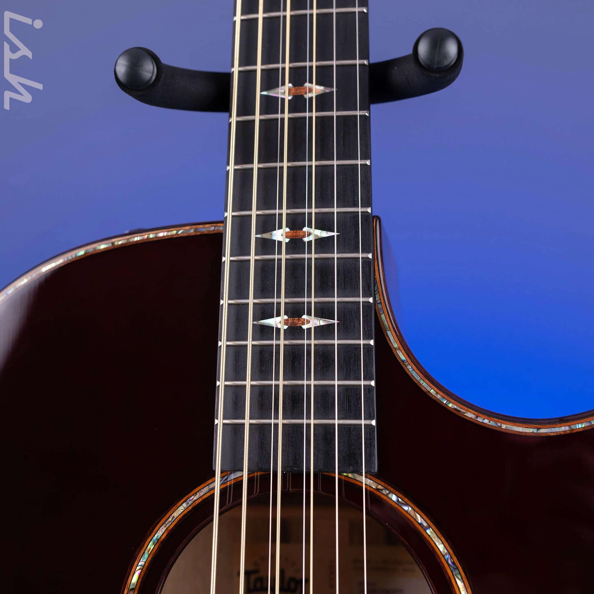 Taylor Custom Grand Auditorium C14ce-B4023 Baritone-8 Chocolate Burgundy Catch #23 - Image 6