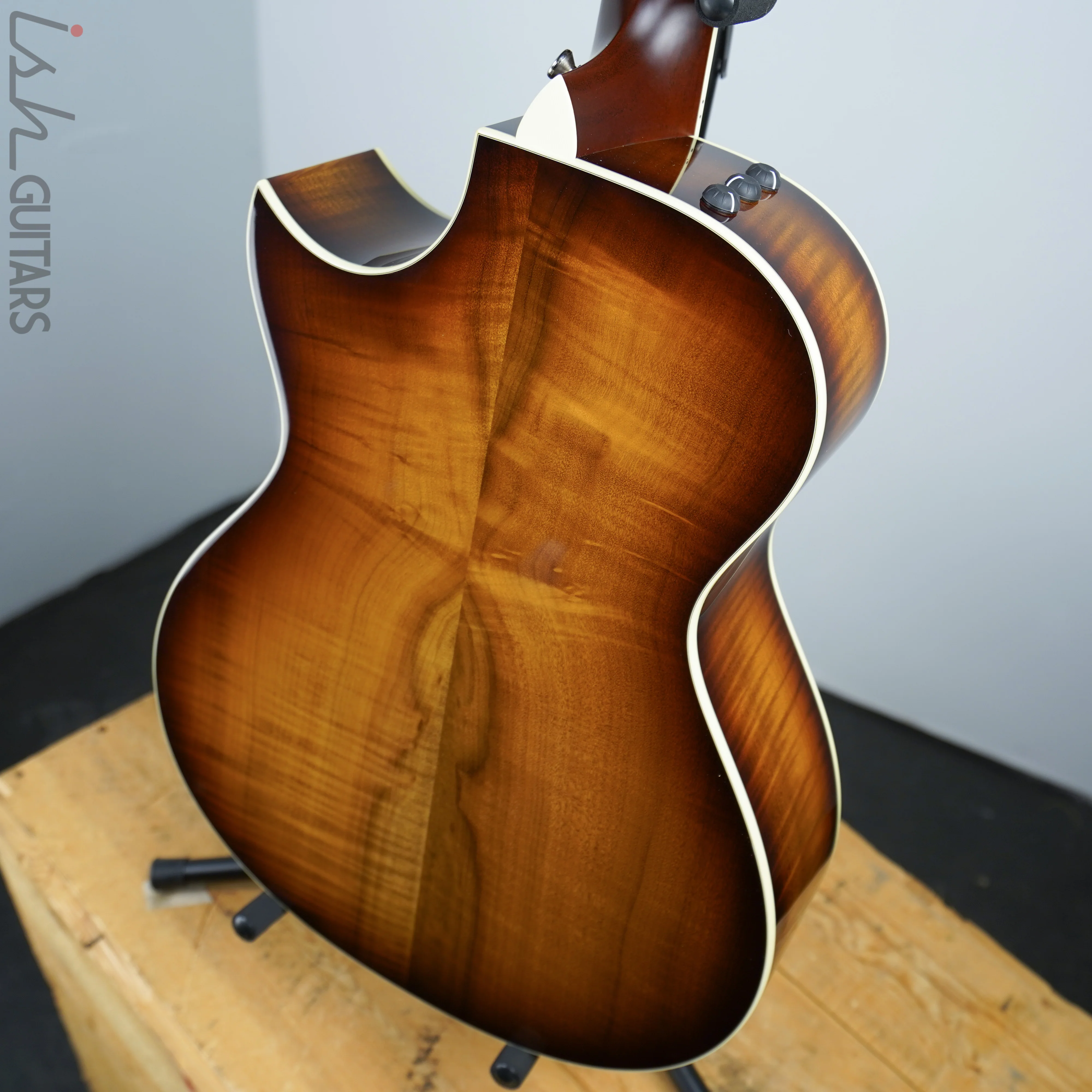 Taylor BTO Custom Shop Grand Concert 12 Fret Florentine Torrefied Spruce Myrtlewood - Image 13