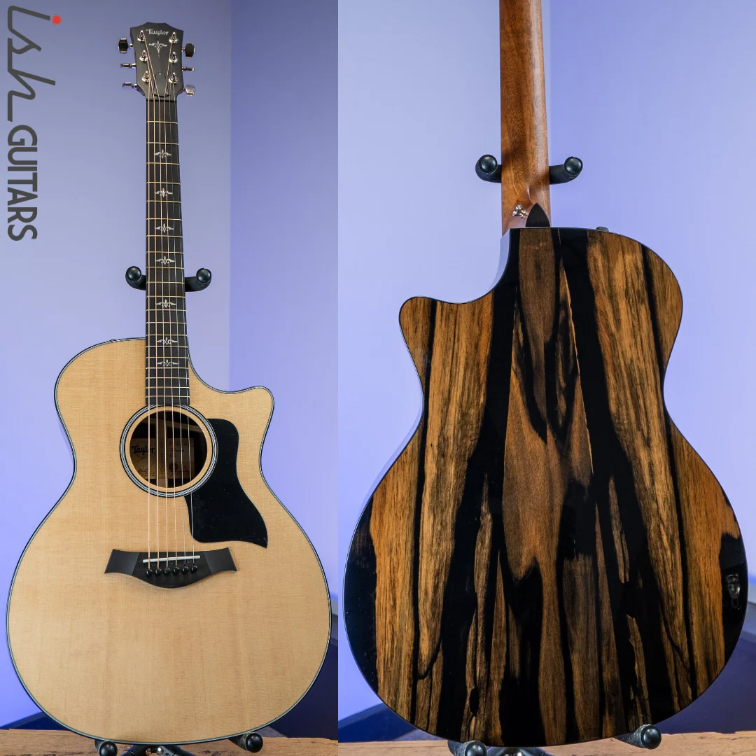 Taylor E14ce LTD Grand Auditorium Spruce/ Striped Ebony