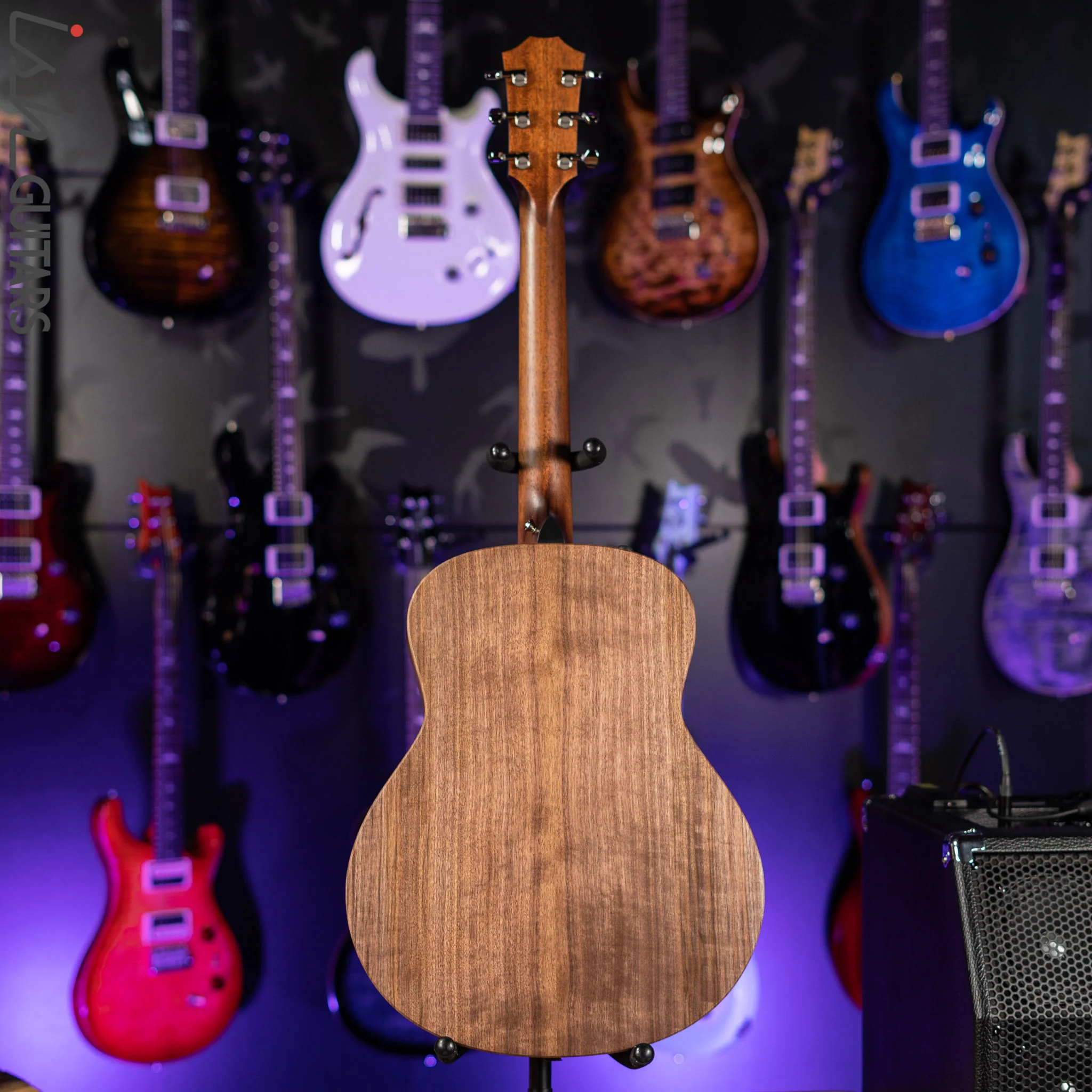 Taylor GTe Grand Theater Acoustic-Electric Guitar Blacktop - Image 7