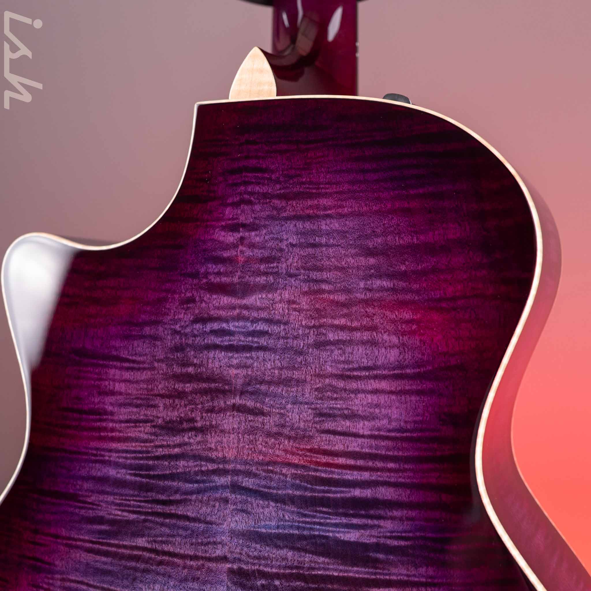 Taylor NAMM Custom C14ce B4008 Grand Auditorium Lilac Wine - Image 10