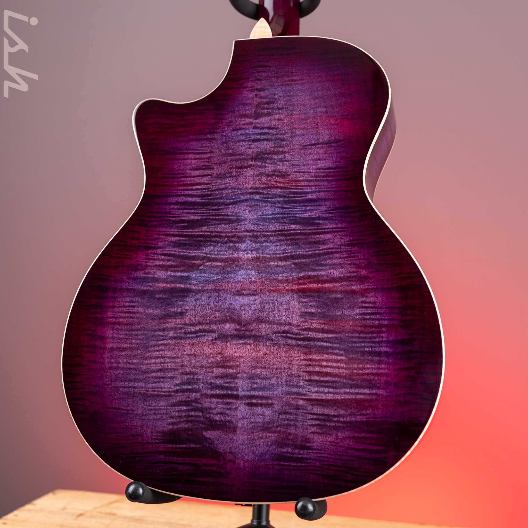 Taylor NAMM Custom C14ce B4008 Grand Auditorium Lilac Wine - Image 9