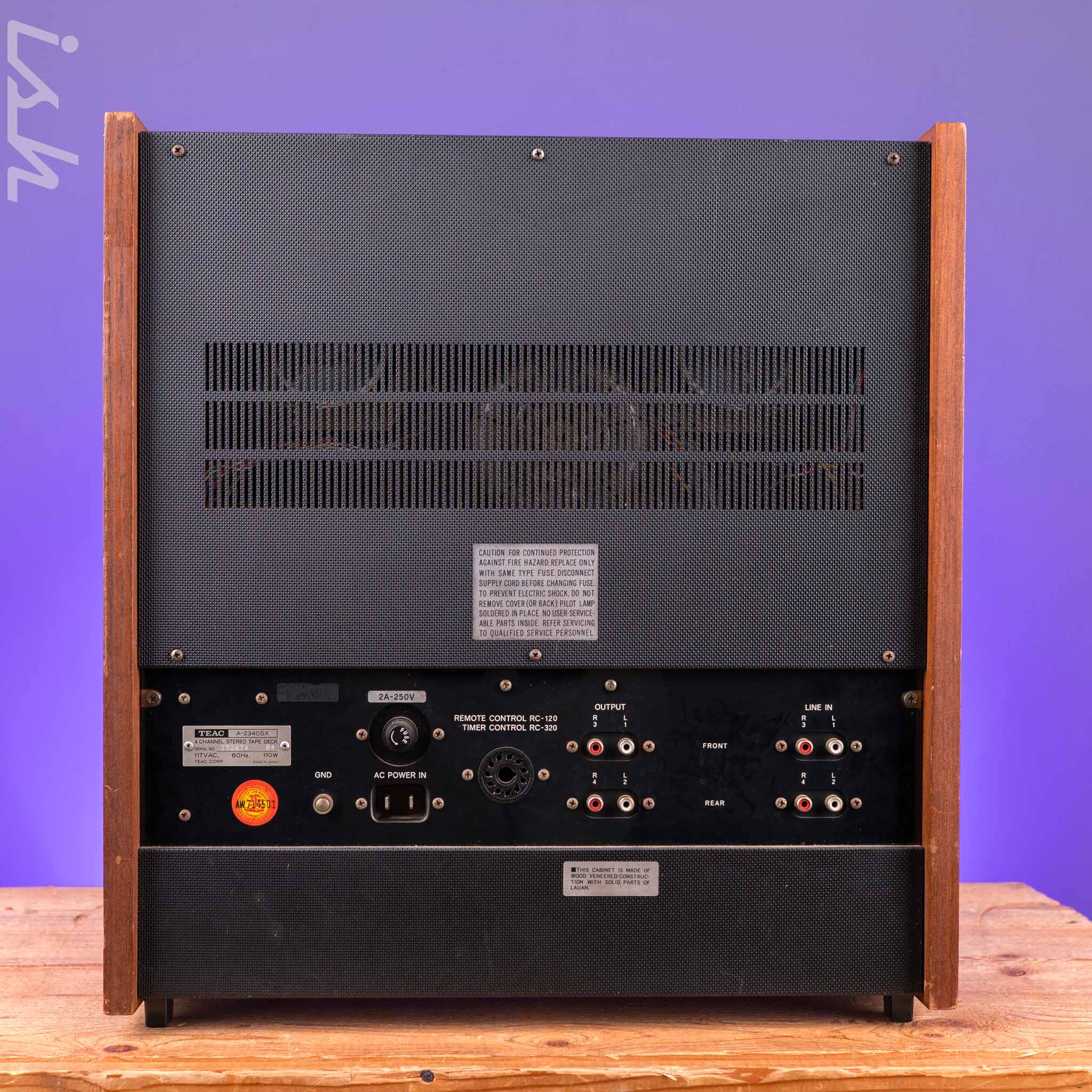 TEAC A-2340SX 4 - Channel Simul-Sync Stereo Tape Deck w/ RC-129 Remote Control - Image 8