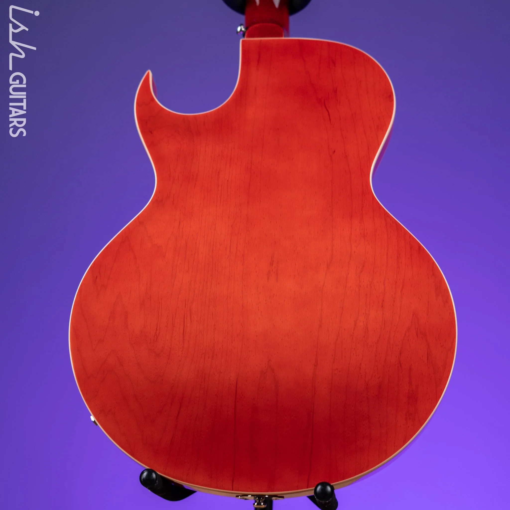 The Loar LH-302T Hollowbody Cherry Burst - Image 7