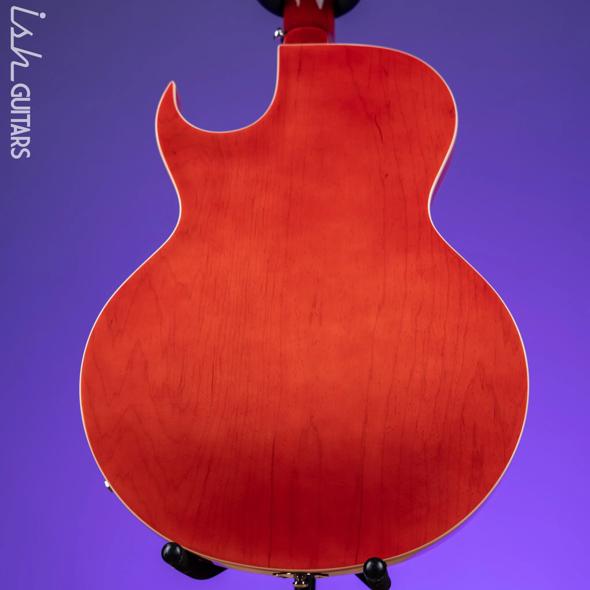 The Loar LH-302T Hollowbody Cherry Burst - Image 7