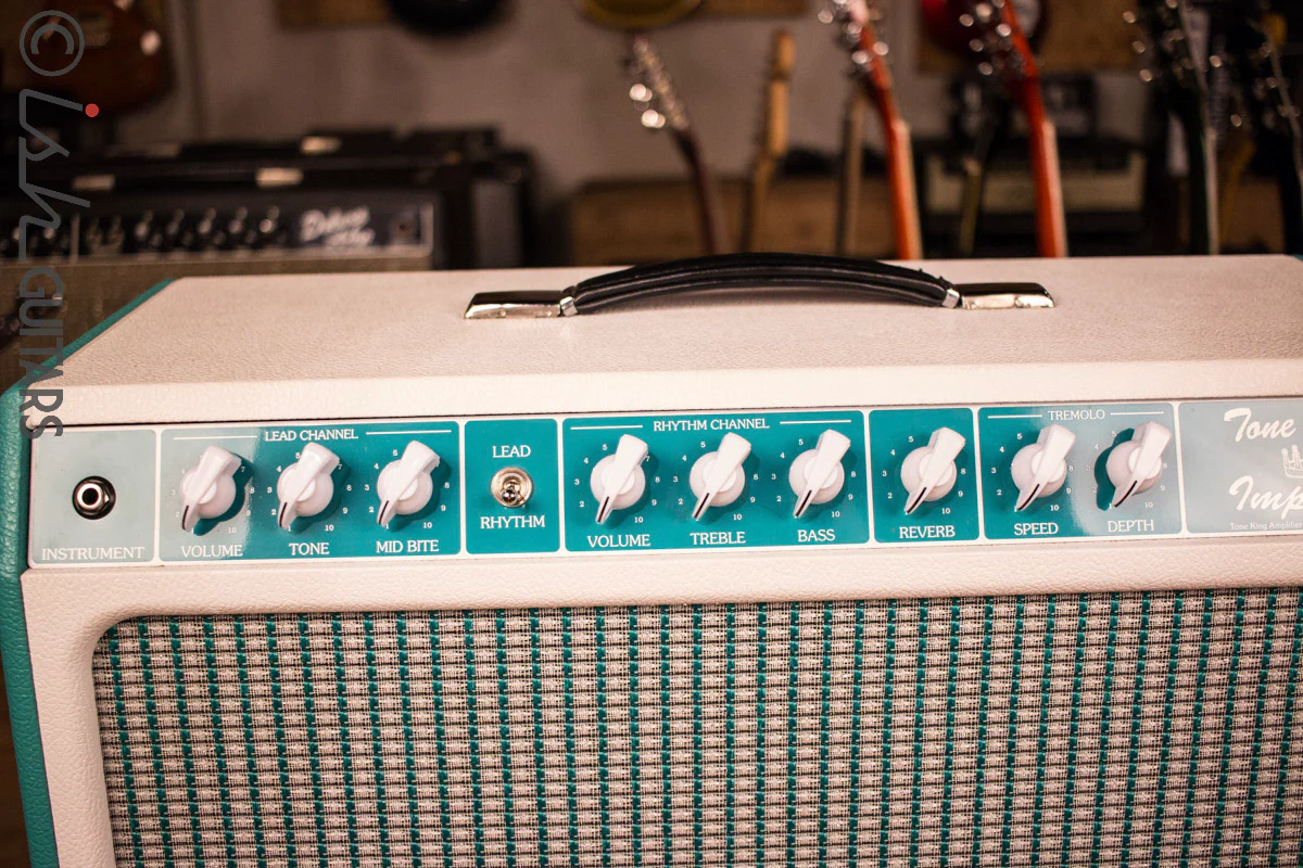 Tone King Imperial Mk I 20 Watt 12" Guitar Amp Turquoise USA - Image 3