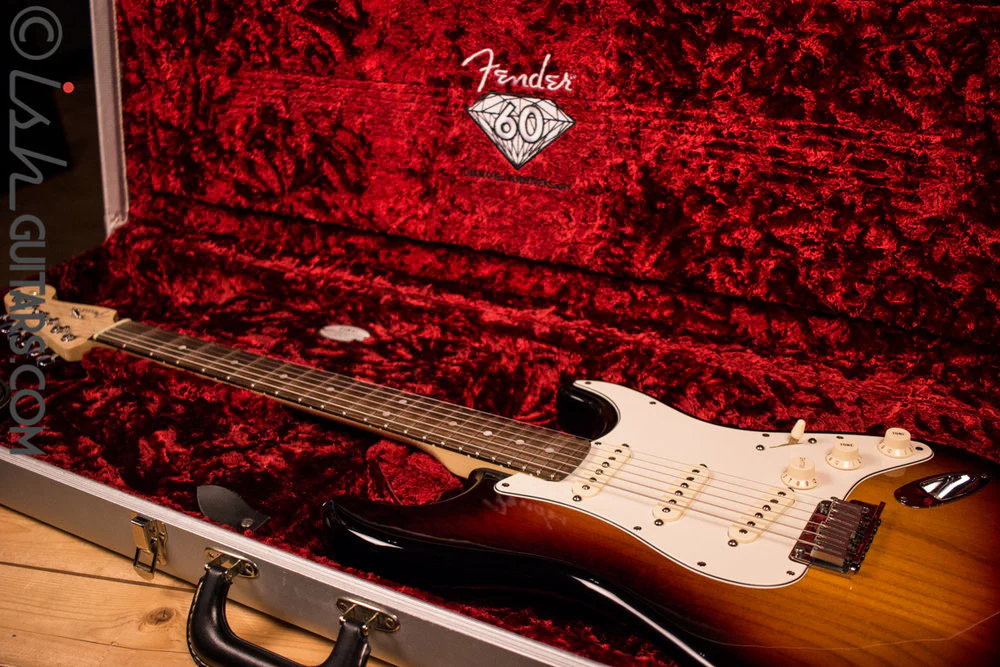 USA Fender 60th Anniversary Diamond Stratocaster Used - Image 13