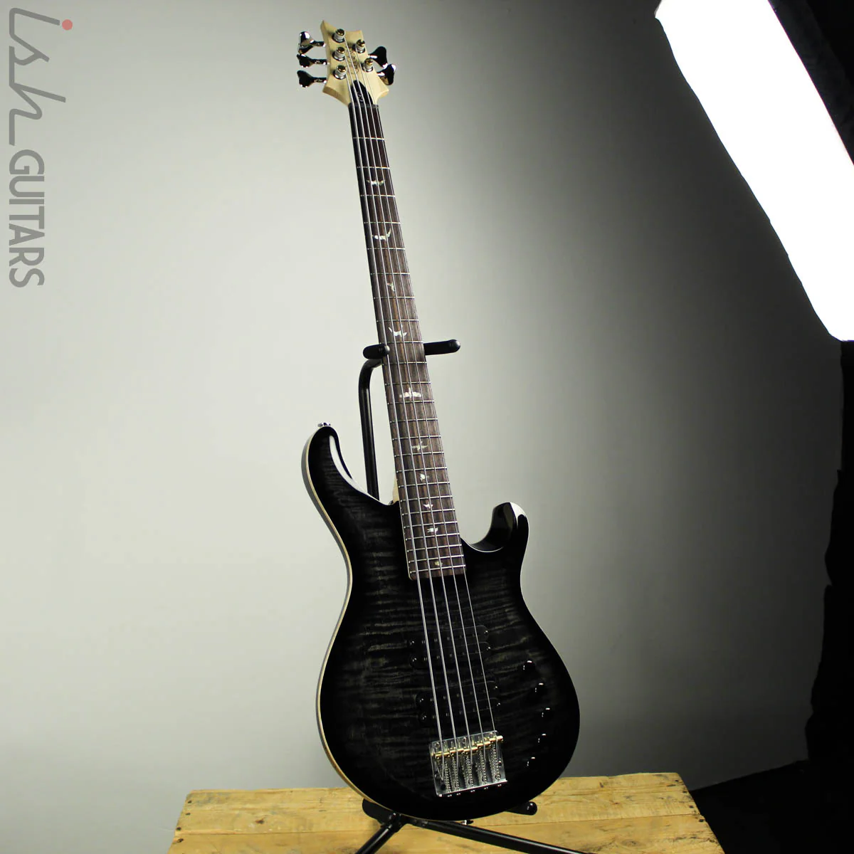 2019 PRS Gary Grainger 5 String Bass Charcoal Burst - Image 2