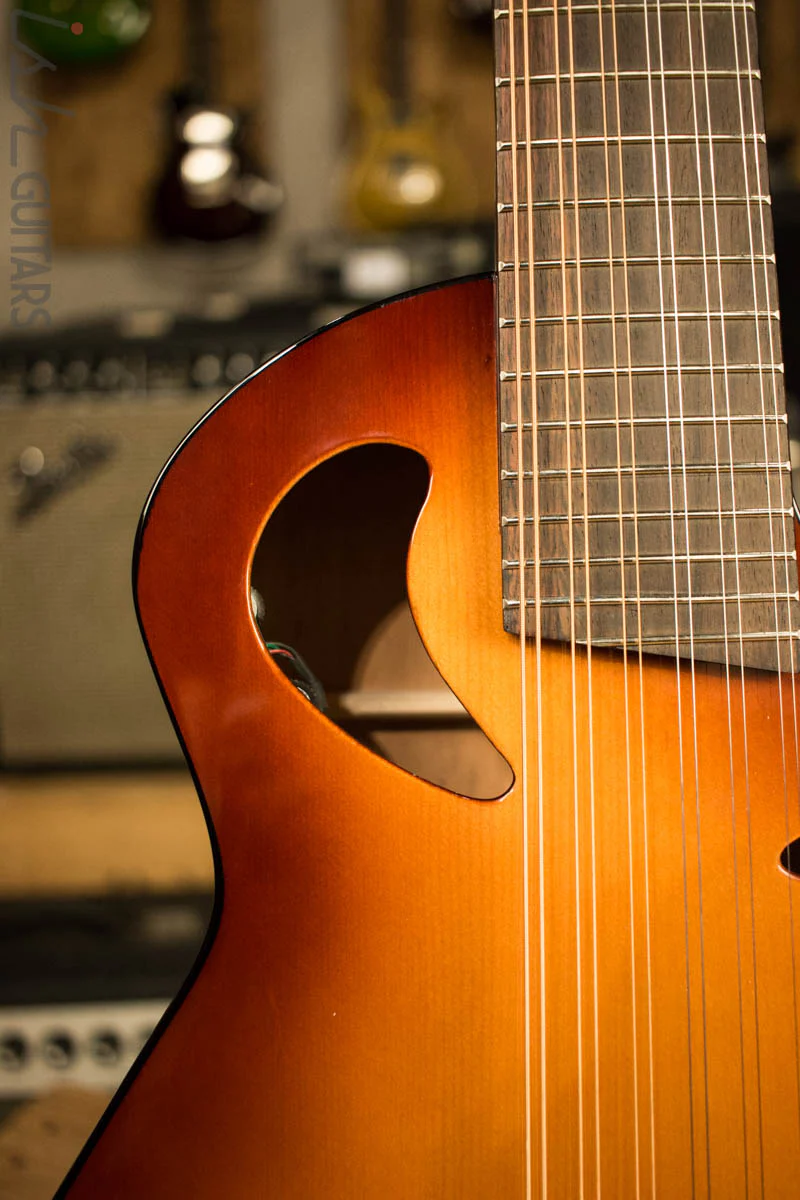 Veillette Avante Griffin 12 string Tobacco Burst - Image 3