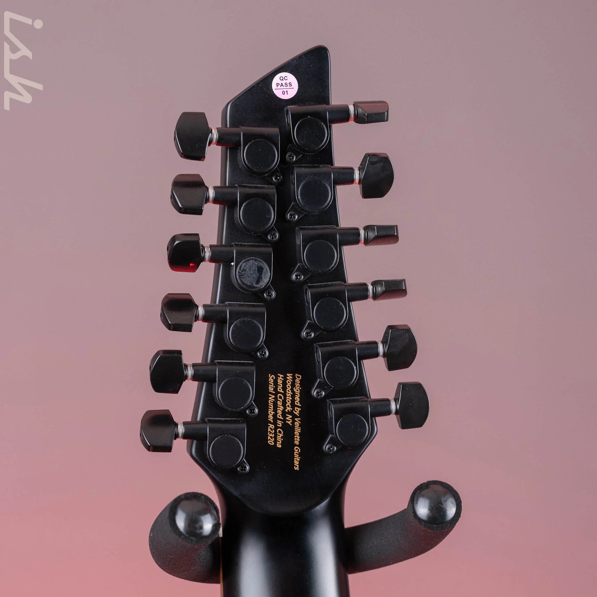 Veillette Avante Gryphon 12-String Acoustic Guitar Black B-Stock - Image 15