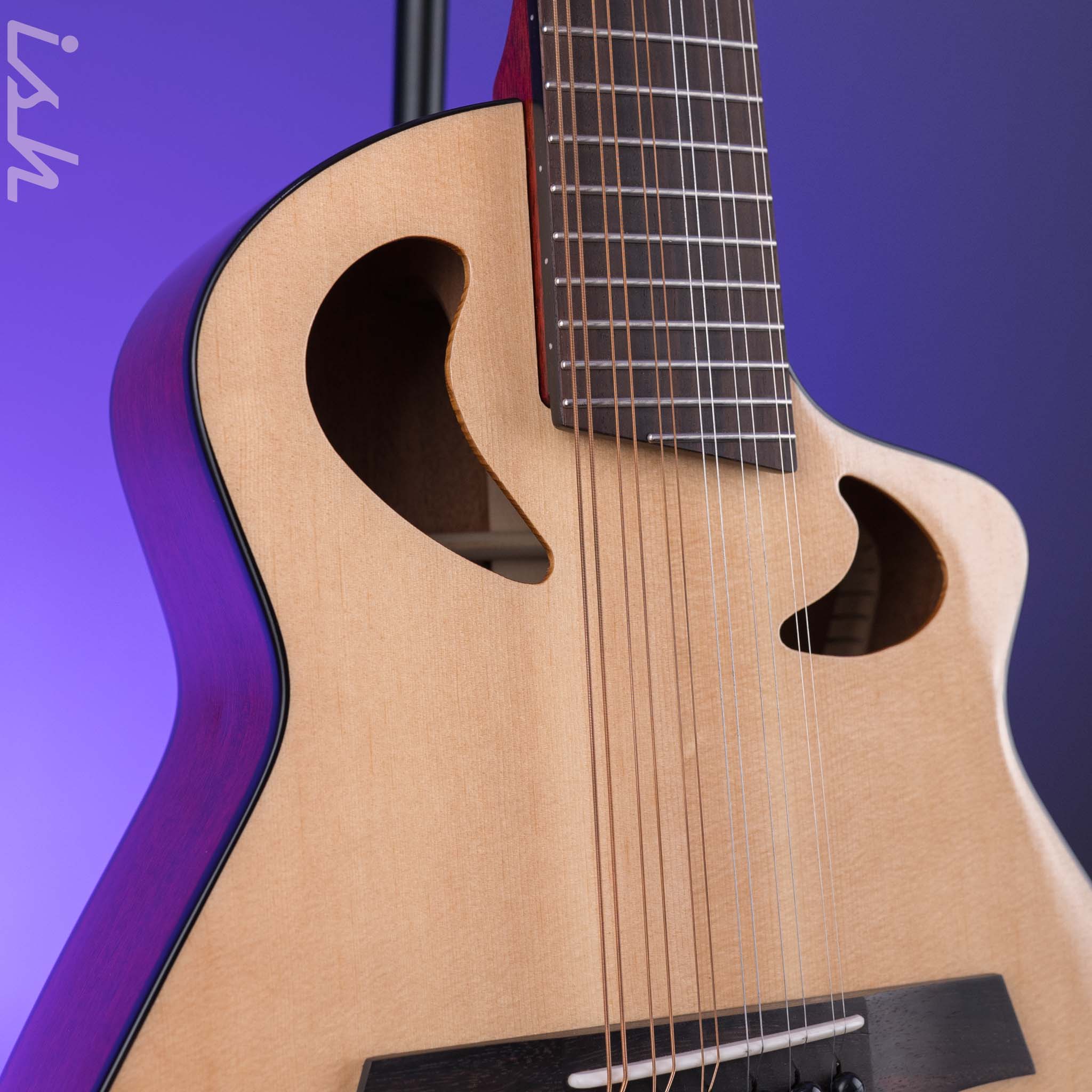 Veillette Avante Gryphon 12-String Acoustic Guitar Natural - Image 3