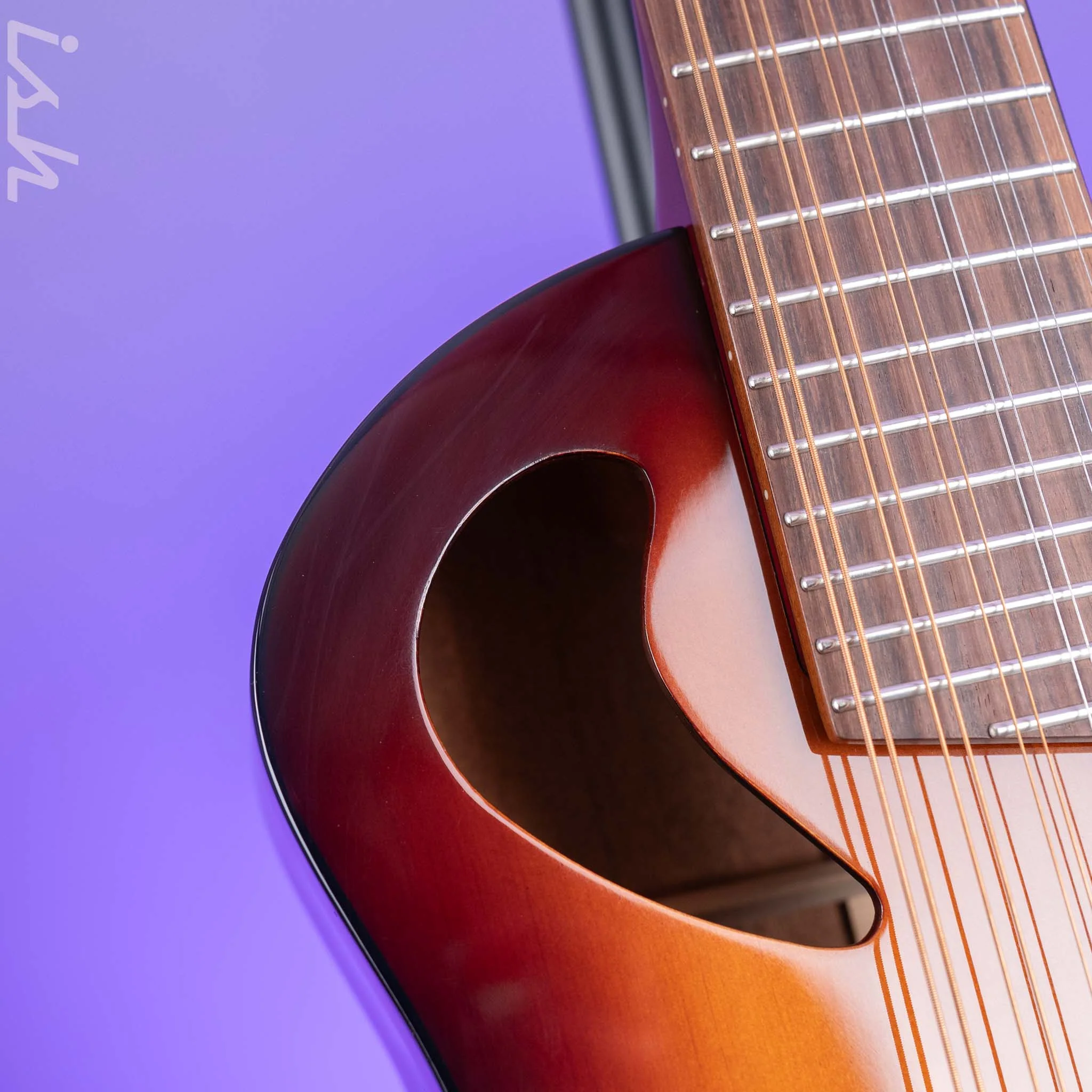 Veillette Avante Gryphon 12-String Acoustic Guitar Sunset Burst B-Stock - Image 5