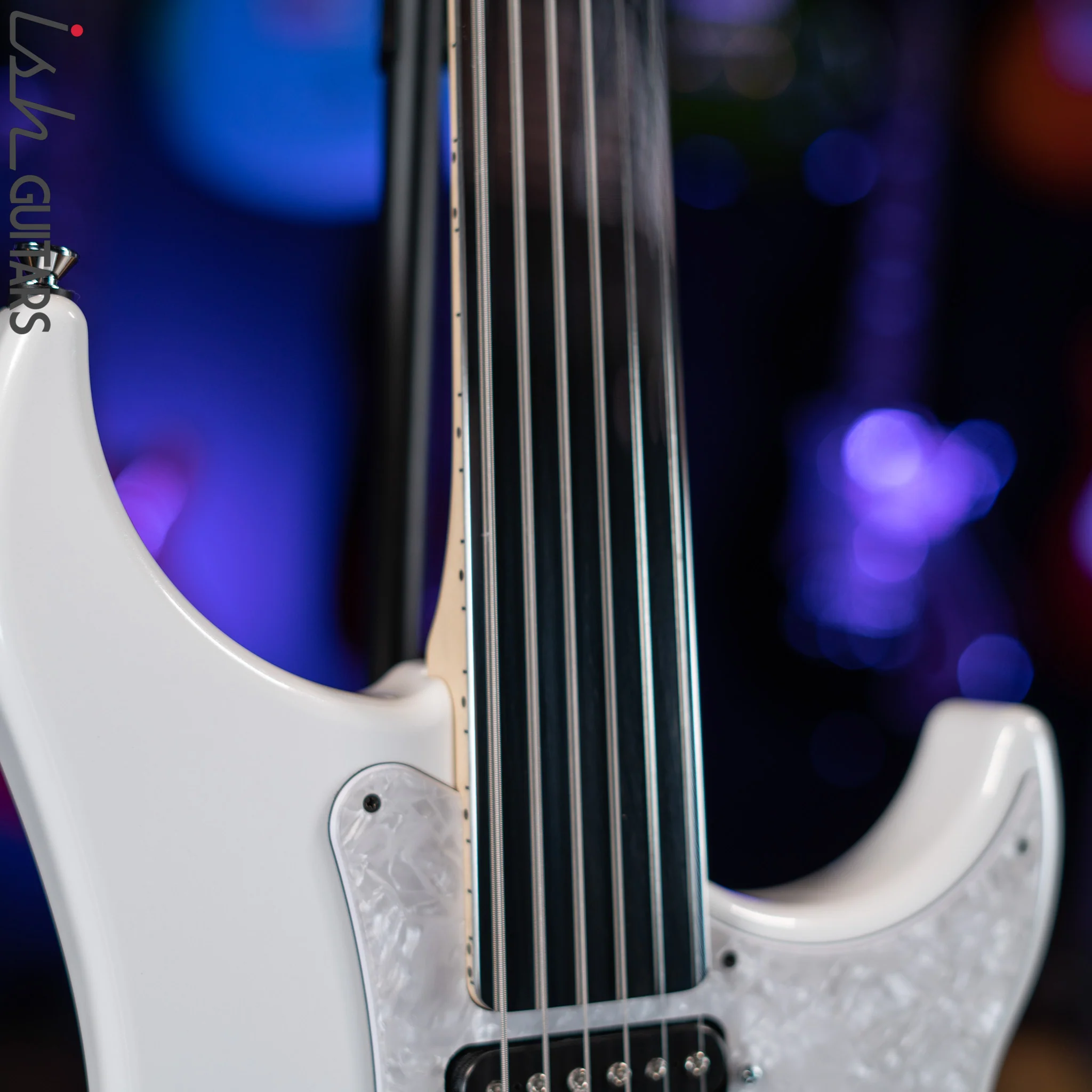 Vigier Excalibur Surfreter Supra Fretless Pearl White - Image 5
