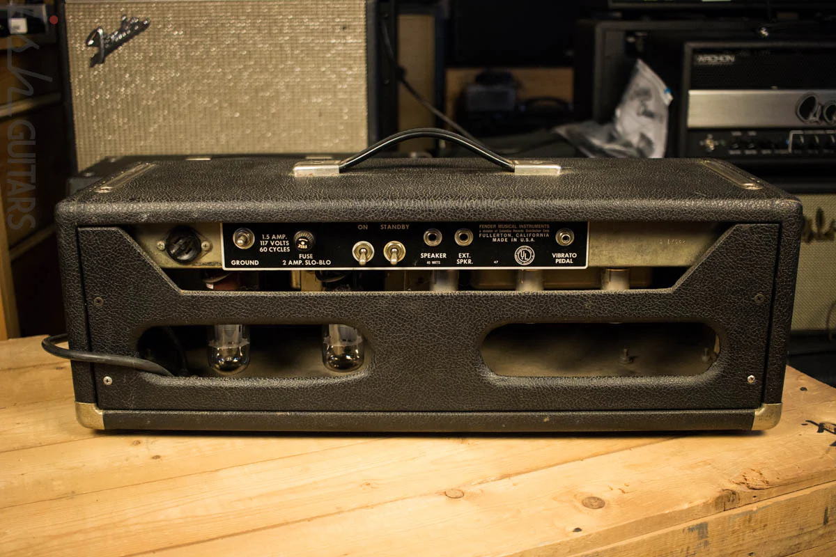 1965-1966 Vintage Fender Bandmaster Head Blackface - Image 5