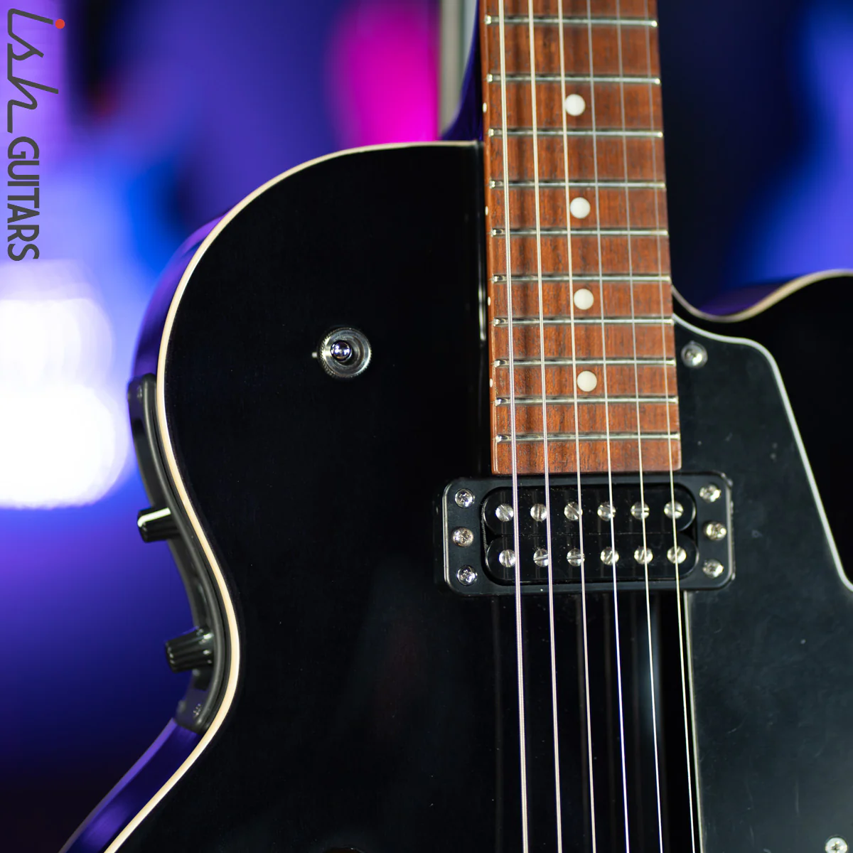 Vox VGA-3D Giulietta Archtop Trans Black - Demo - Image 4