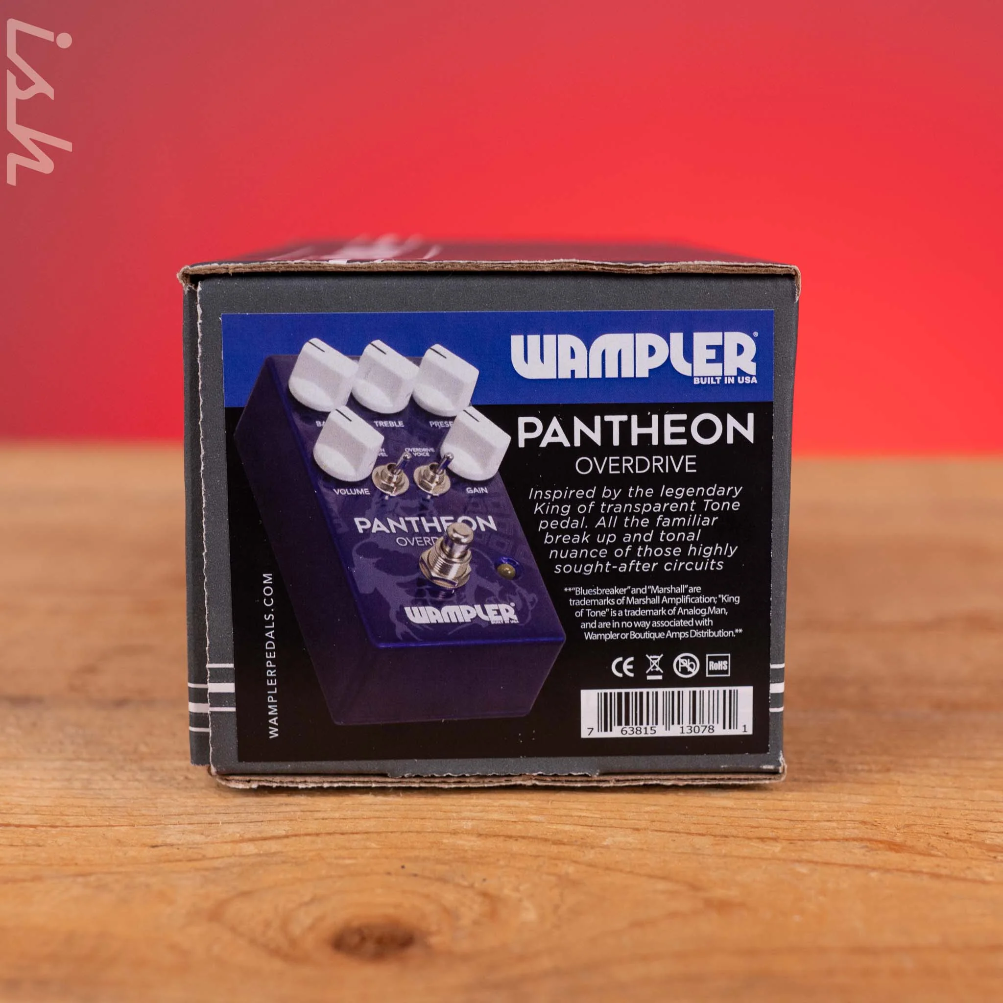 Wampler Pantheon OD pedal - Image 6