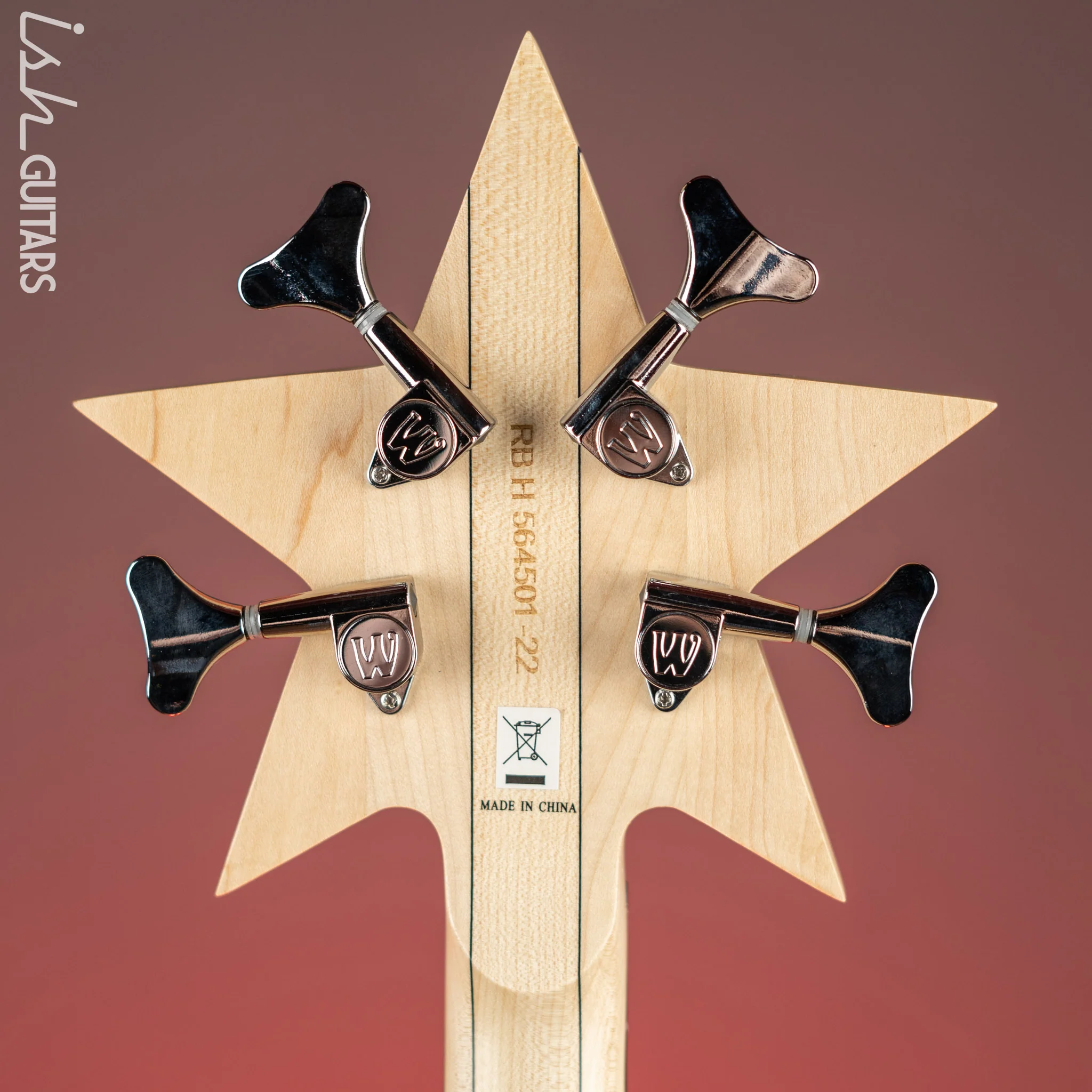 Warwick RockBass Artist Line Bootsy Collins "Space Bass" 4-String Bass - Image 11