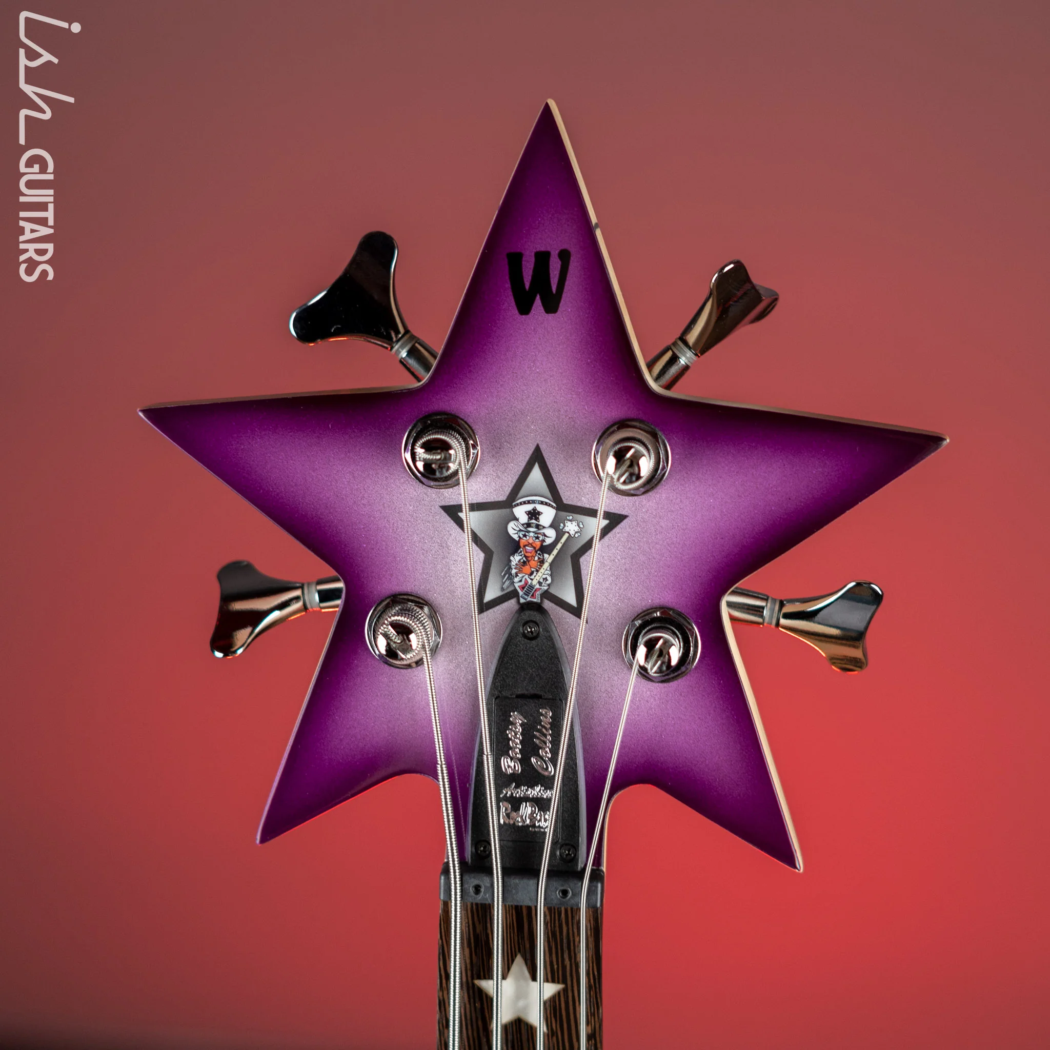 Warwick RockBass Artist Line Bootsy Collins "Space Bass" 4-String Bass - Image 6