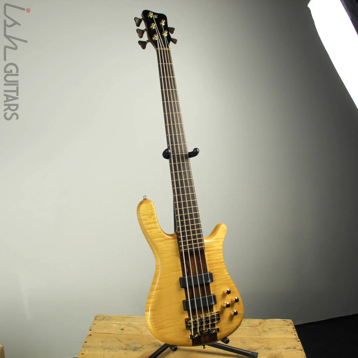 2014 Warwick Streamer Stage I Broadneck 5-String Bass Honey Violin - Image 2