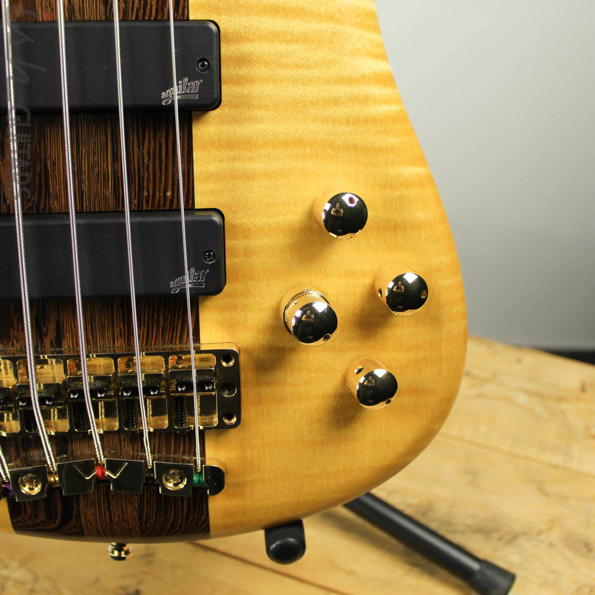 2014 Warwick Streamer Stage I Broadneck 5-String Bass Honey Violin - Image 4