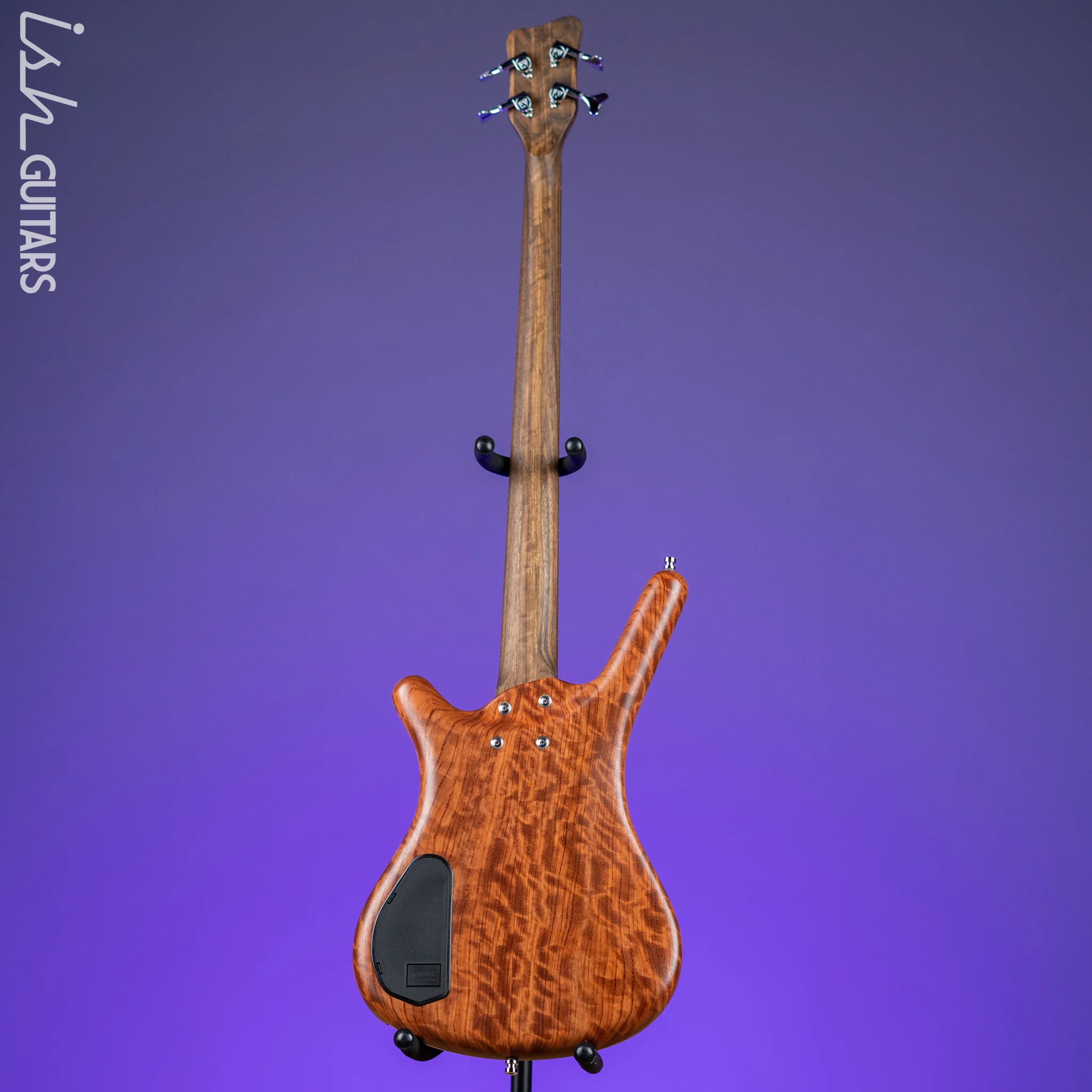 Warwick Teambuilt Pro Series Corvette 4-String Natural Bubinga Transparent Satin - Image 6