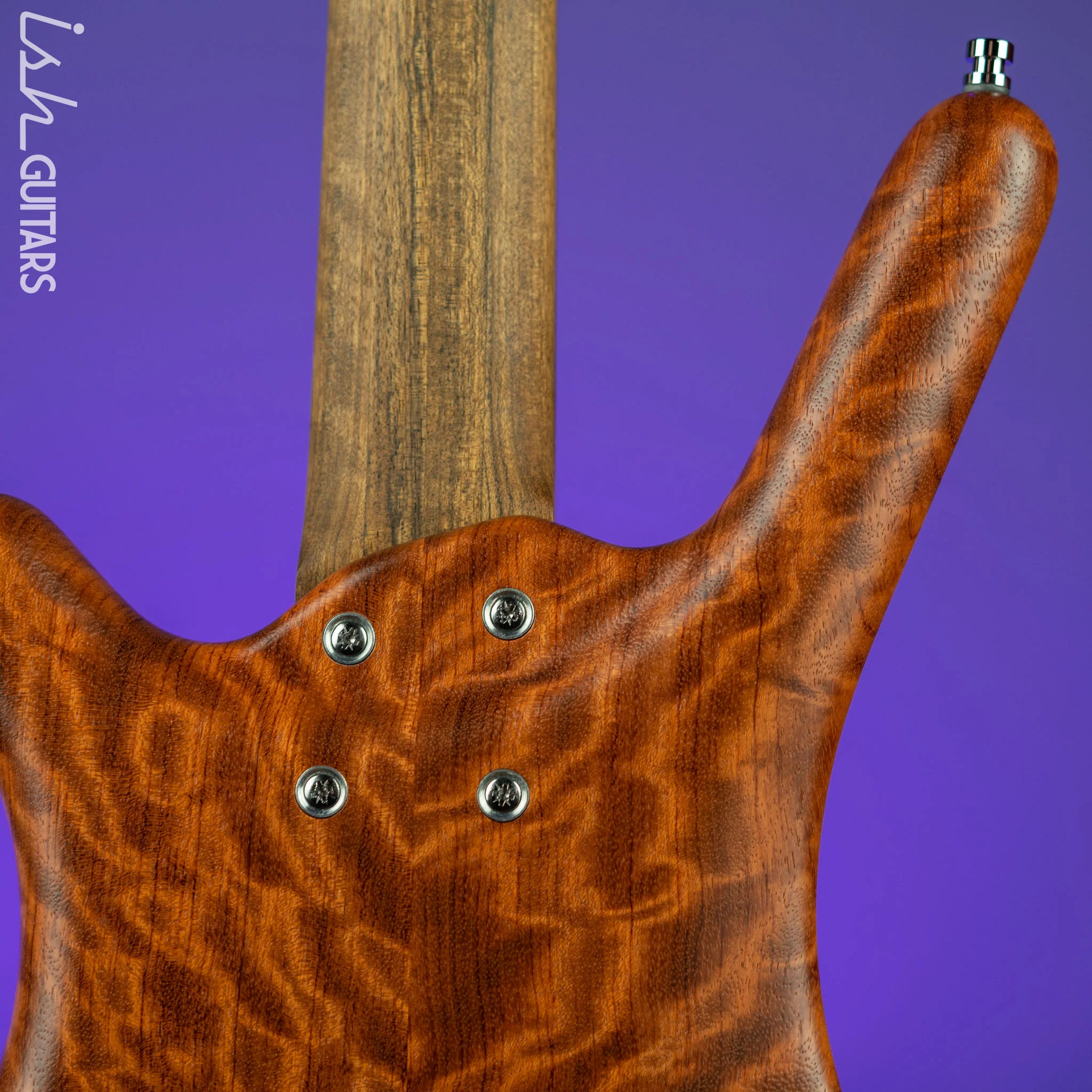 Warwick Teambuilt Pro Series Corvette 5-String Natural Bubinga Transparent Satin - Image 8
