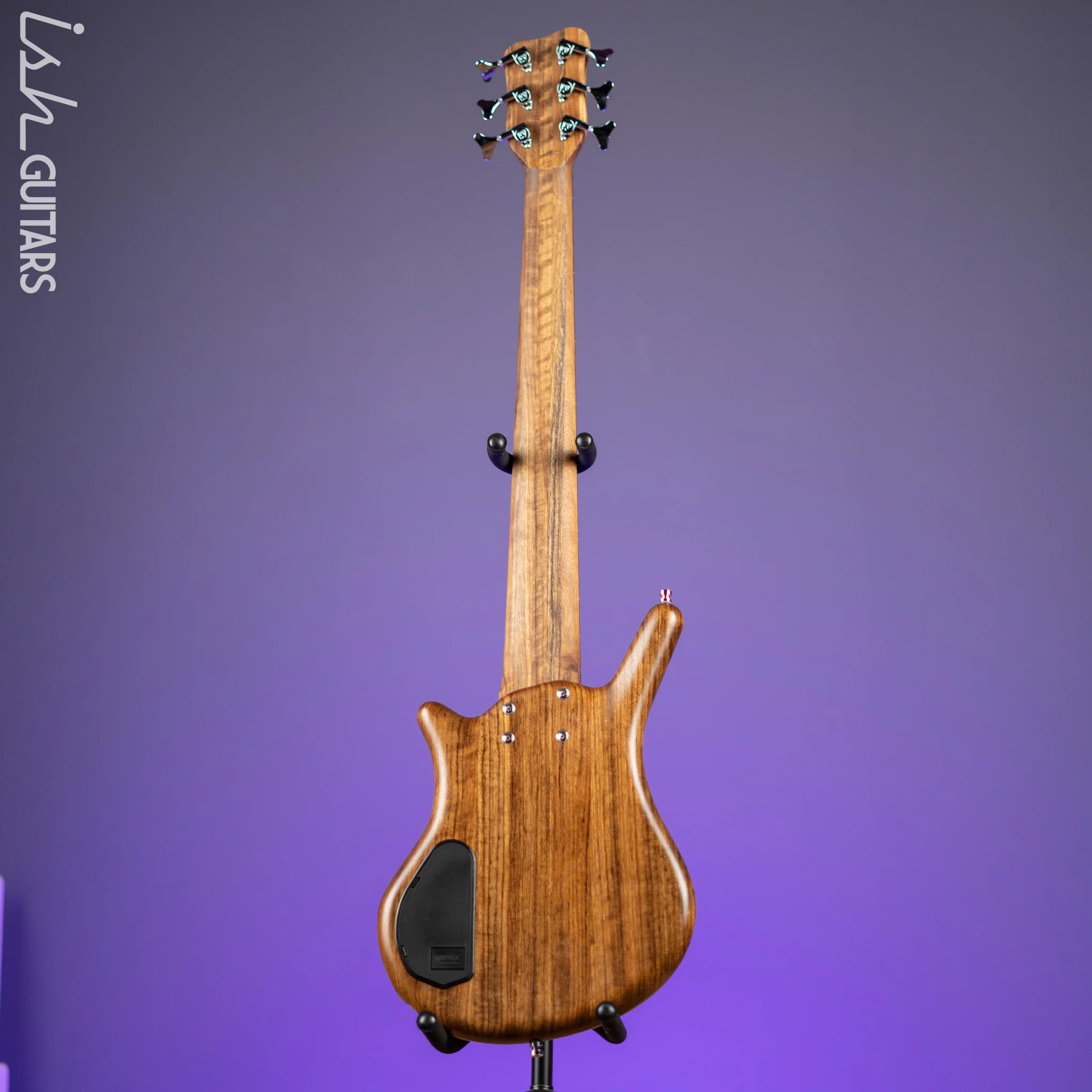 Warwick Teambuilt Pro Series Thumb 6-String Bass Natural Satin Ovangkol - Image 6