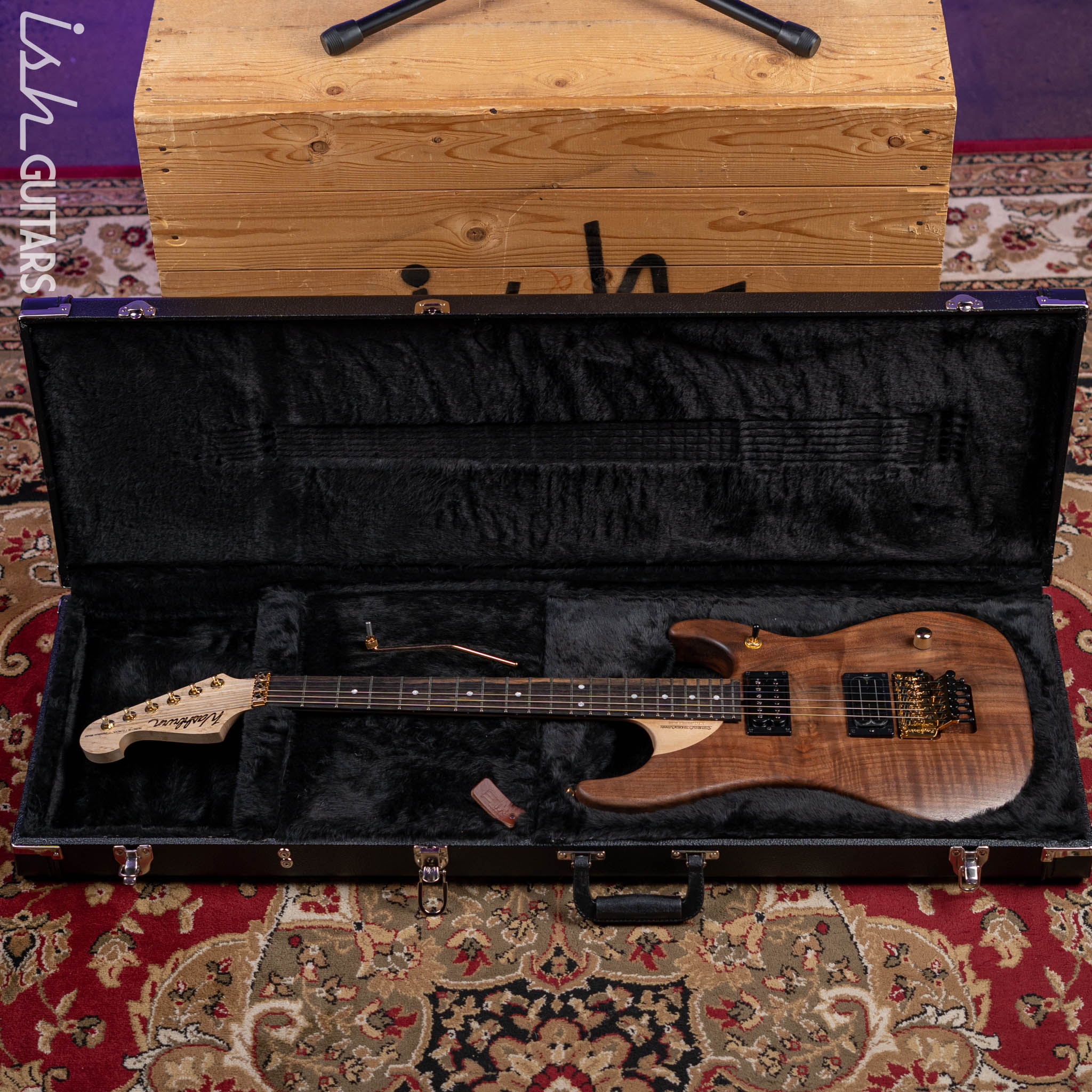 Washburn Limited Edition Nuno Bettencourt Signature Series N4 Walnut - Image 13
