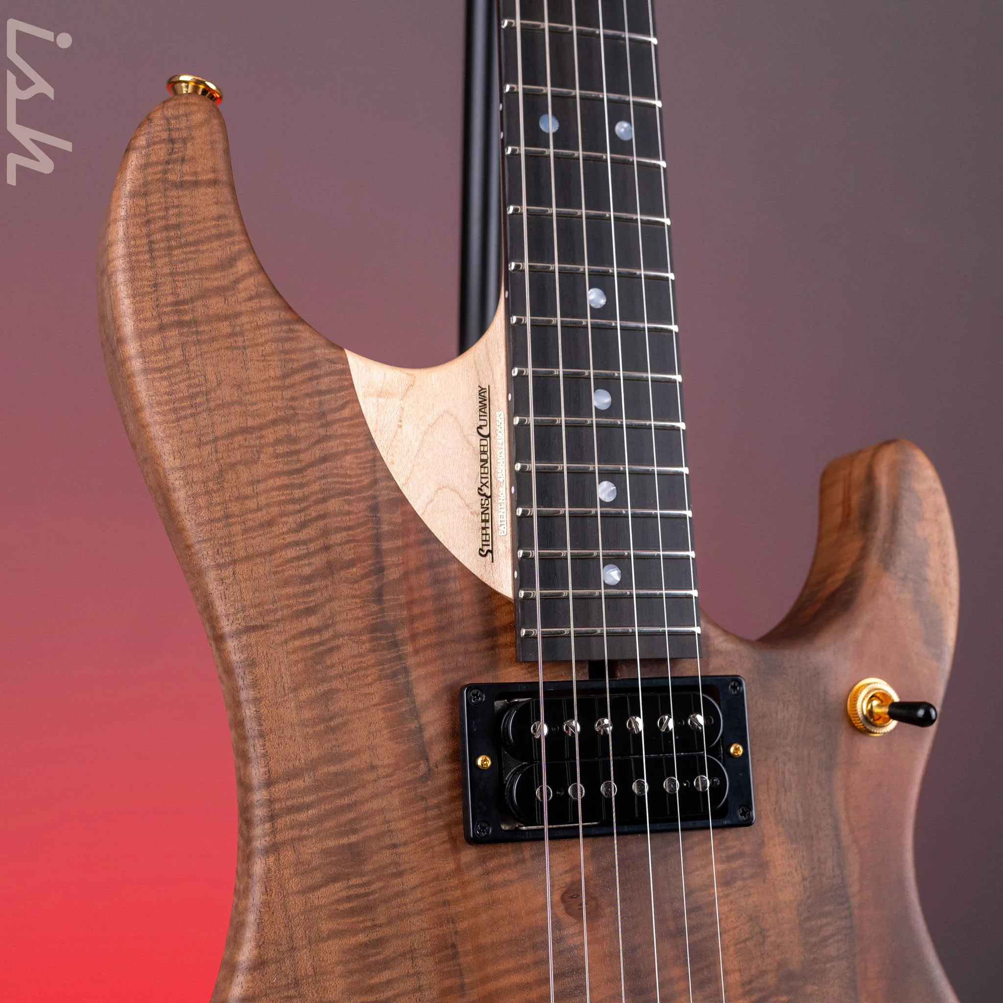 Washburn Nuno Bettencourt Signature Model Claro Walnut - Image 4