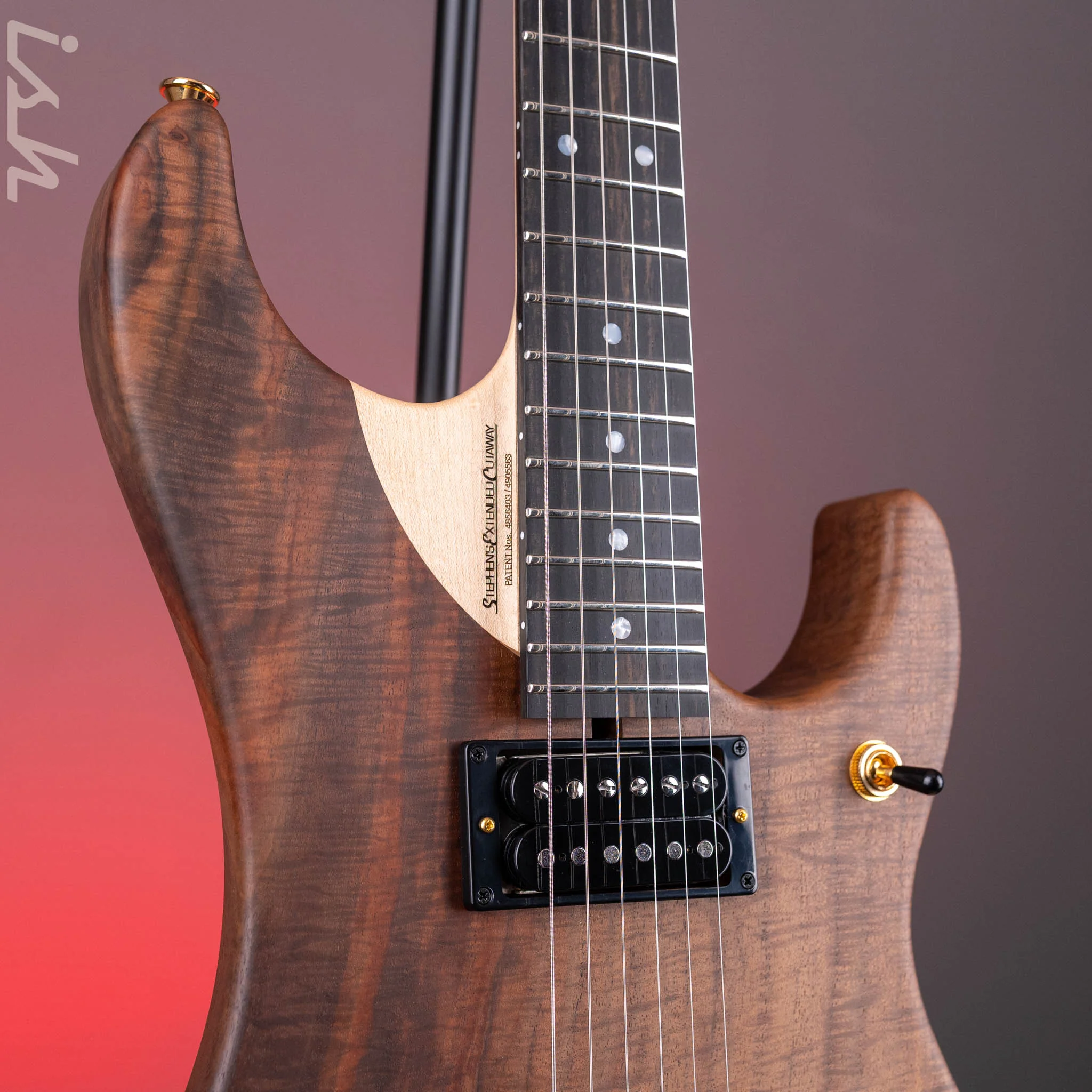 Washburn Nuno Bettencourt Signature Model Claro Walnut - Image 4