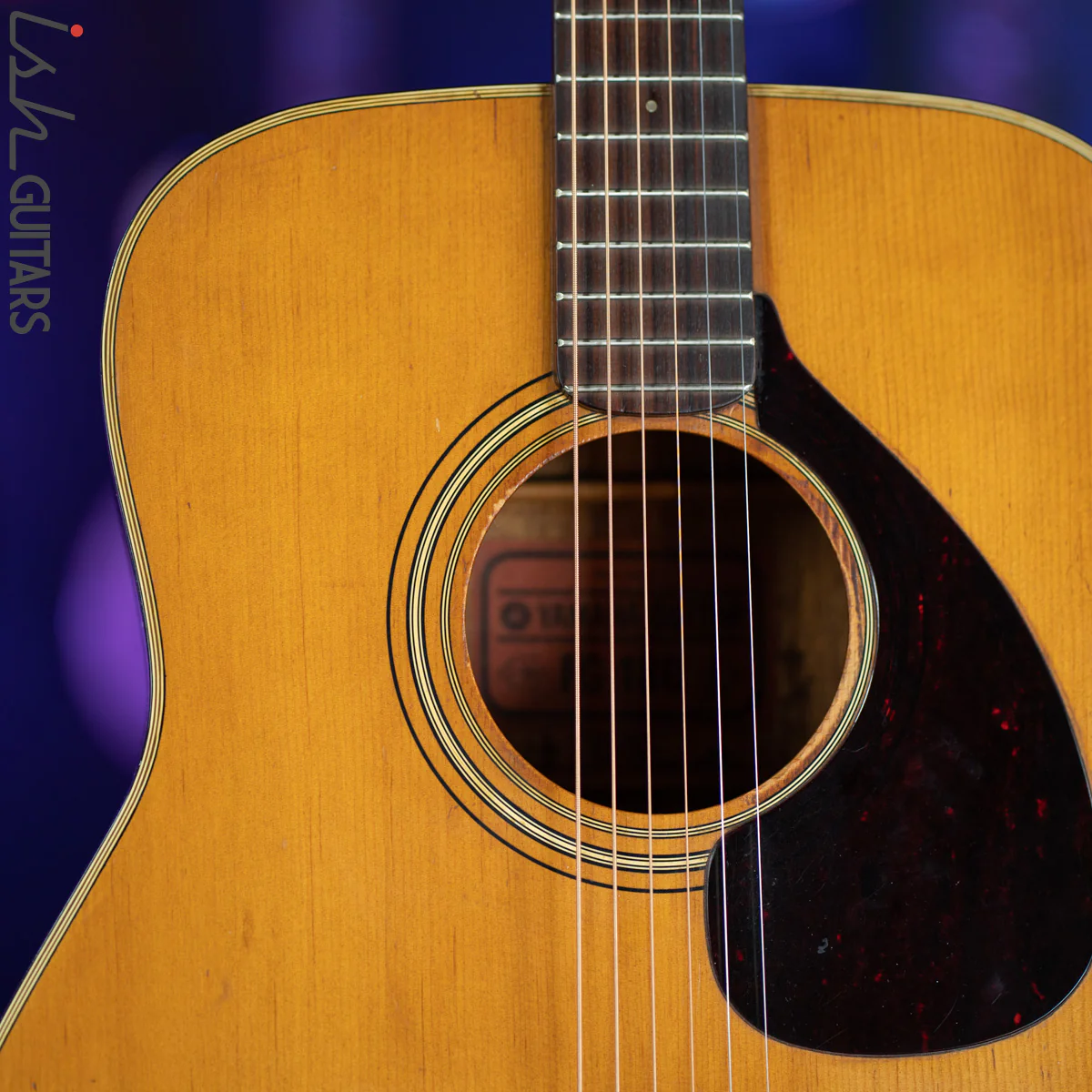 Yamaha FG-180 Jumbo Dreadnought Acoustic Guitar Natural - Image 3