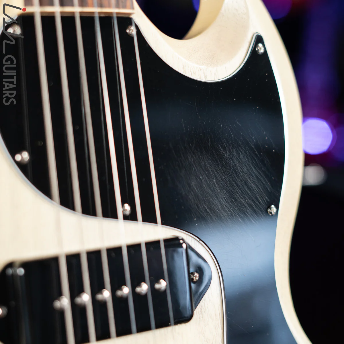 Gibson Custom Shop '62 Reissue SG Junior Brian Ray White Fox - Image 8
