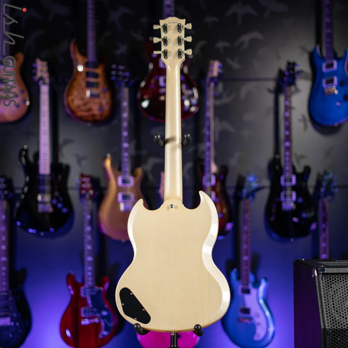 Gibson Custom Shop '62 Reissue SG Junior Brian Ray White Fox - Image 9