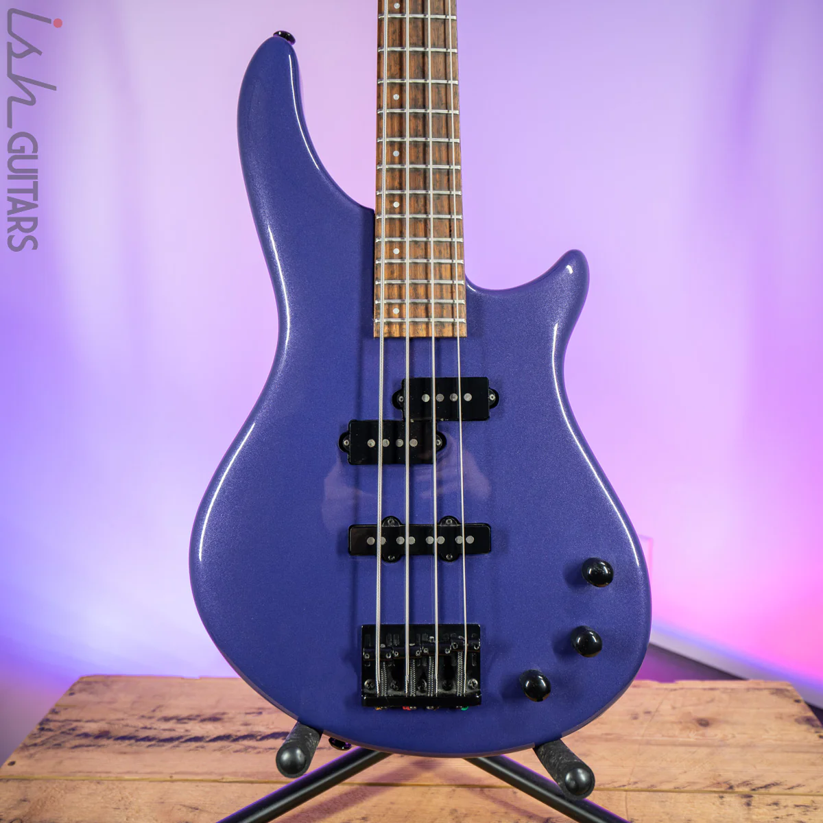 LTD H-4 Metallic Purple 4 String Bass Guitar