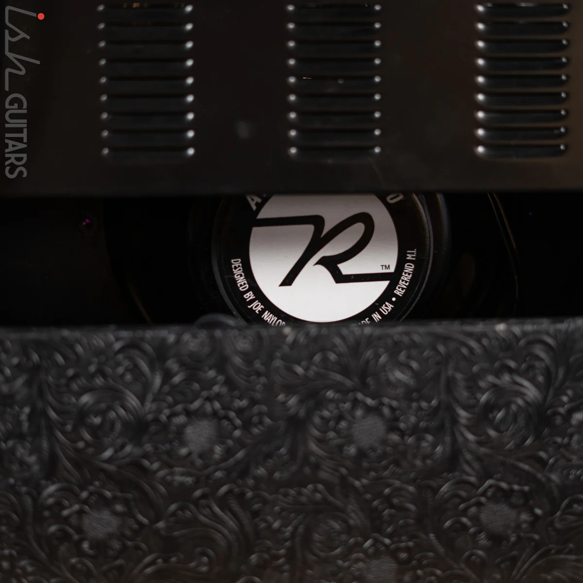 Reverend Hellhound 40/60 1x12 Combo Guitar Amplifier Black Paisley Wrap - Image 8