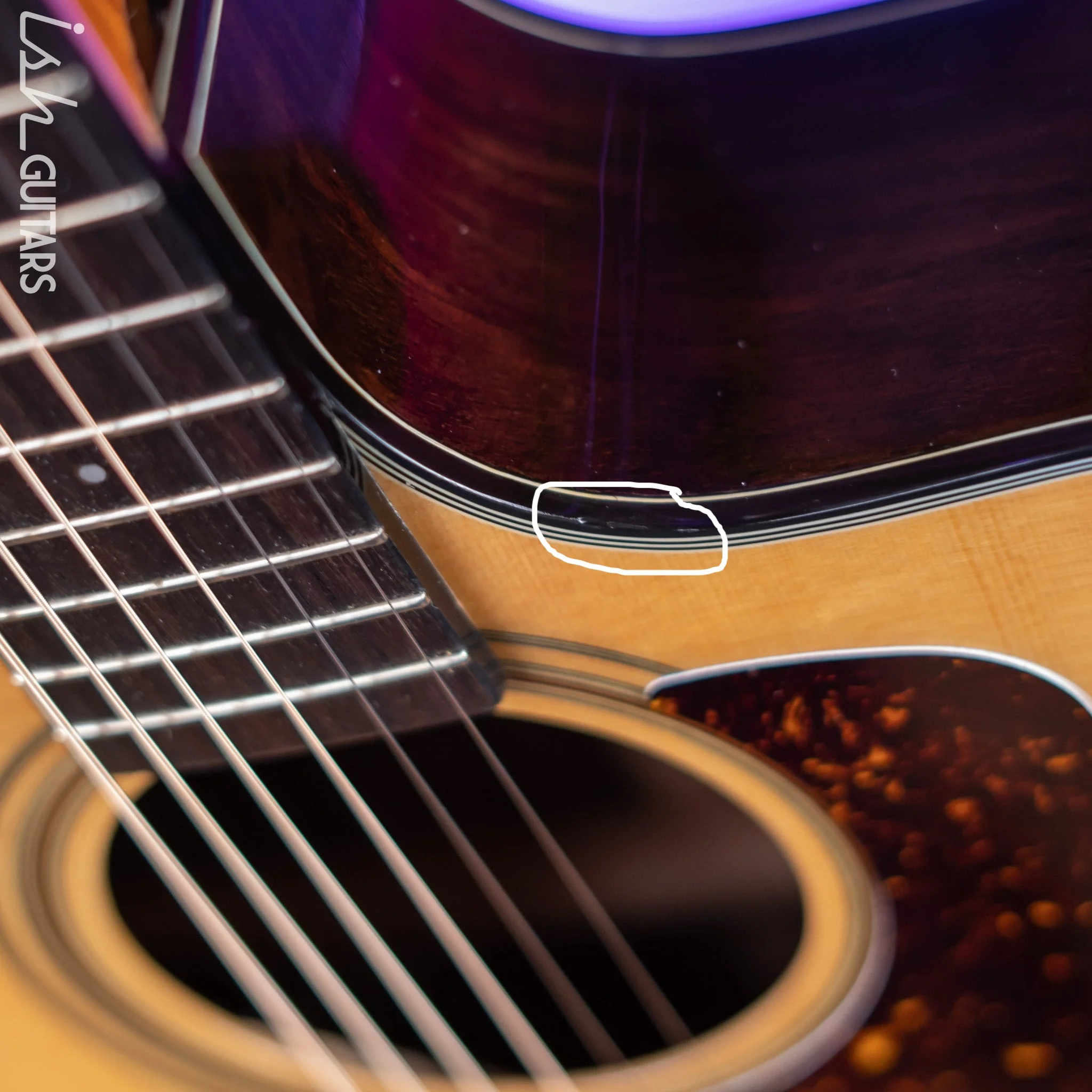 Walden Concorda CS500CE Acoustic-Electric Guitar Natural - Image 7